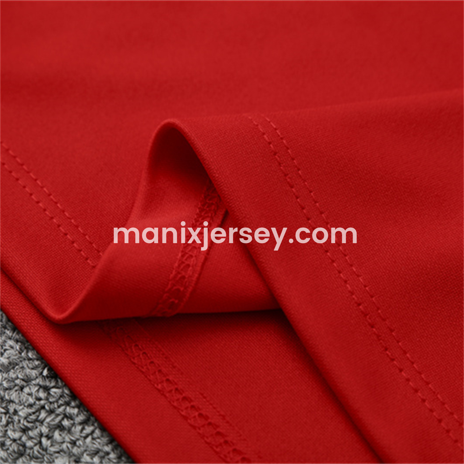 ManixJersey.com | Manchester United 25-26 Long Sleeves Training Set - Red Top & Black Pants -Customize Name, Number and Patch | Worldwide Shipping