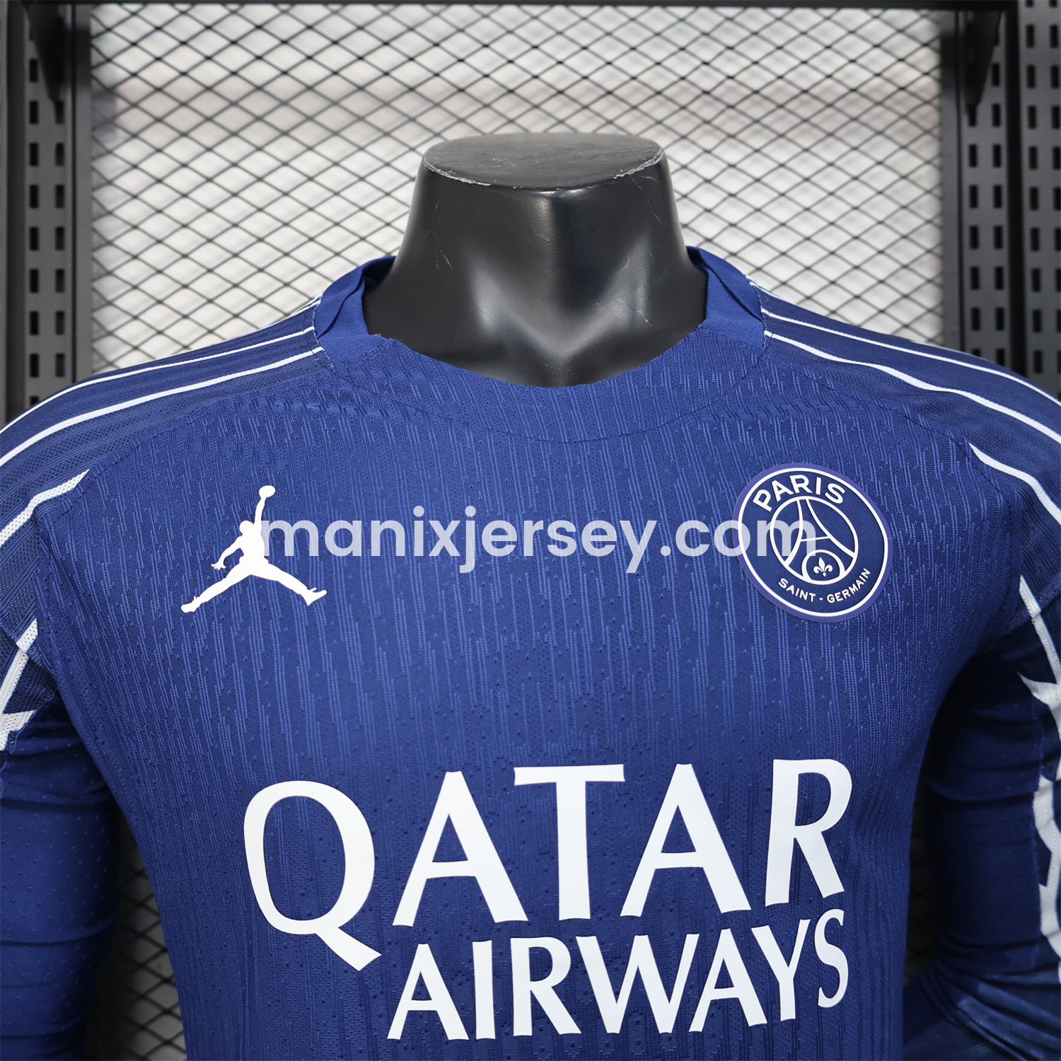 ManixJersey.com | Paris Saint-Germain PSG 24-25 Fourth Long Sleeves Jersey - Player Version -Customize Name, Number and Patch | Worldwide Shipping