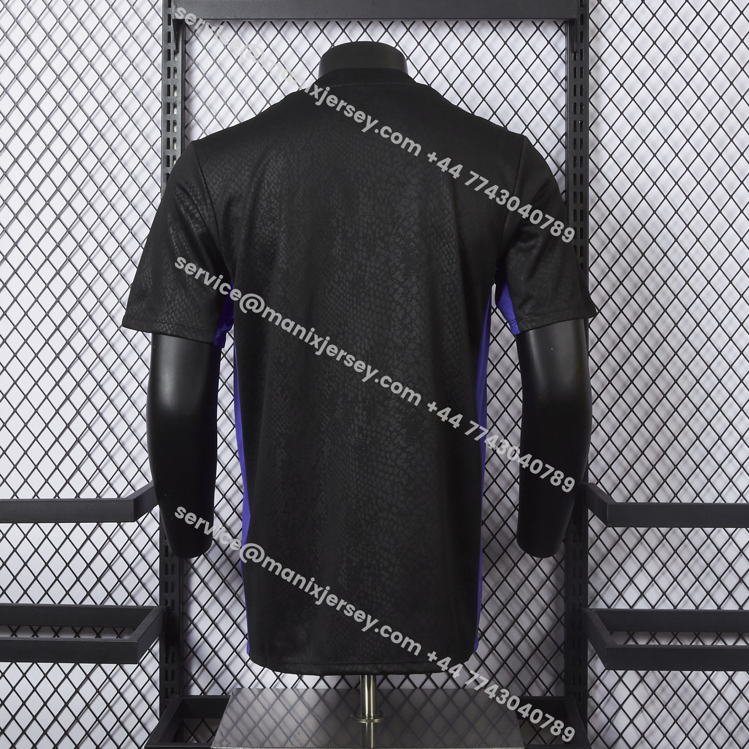 ManixJersey.com | Barcelona X KB 25-26 Black And Purple Special Jersey - Player Version -Customize Name, Number and Patch | Worldwide Shipping