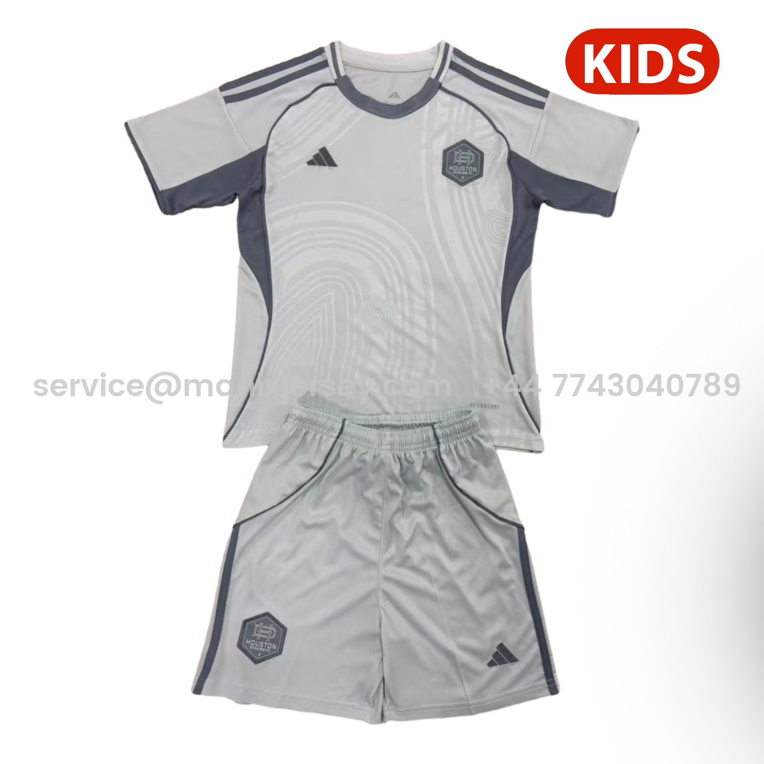 ManixJersey.com | Houston Dynamo FC 25-26 Pre-Match Training Kids Kit -Customize Name, Number and Patch | Worldwide Shipping