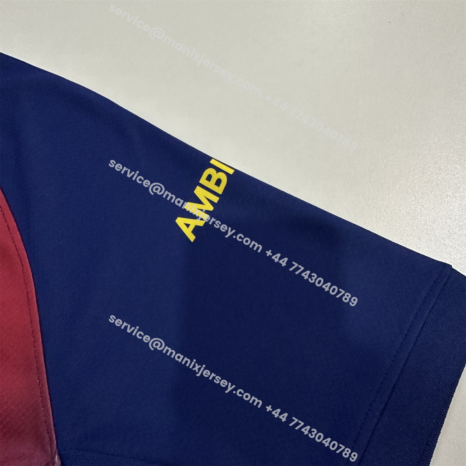 ManixJersey.com | Barcelona 25-26 Home Unsponsored Jersey - Fans Version -Customize Name, Number and Patch | Worldwide Shipping