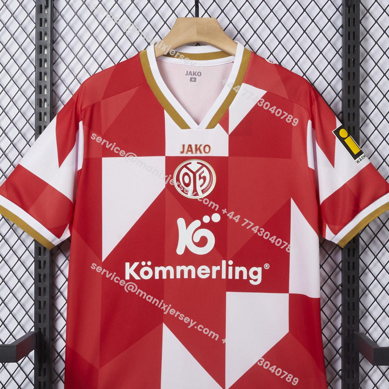 ManixJersey.com | Mainz 25-26 Conference League Home Jersey - Fans Version -Customize Name, Number and Patch | Worldwide Shipping