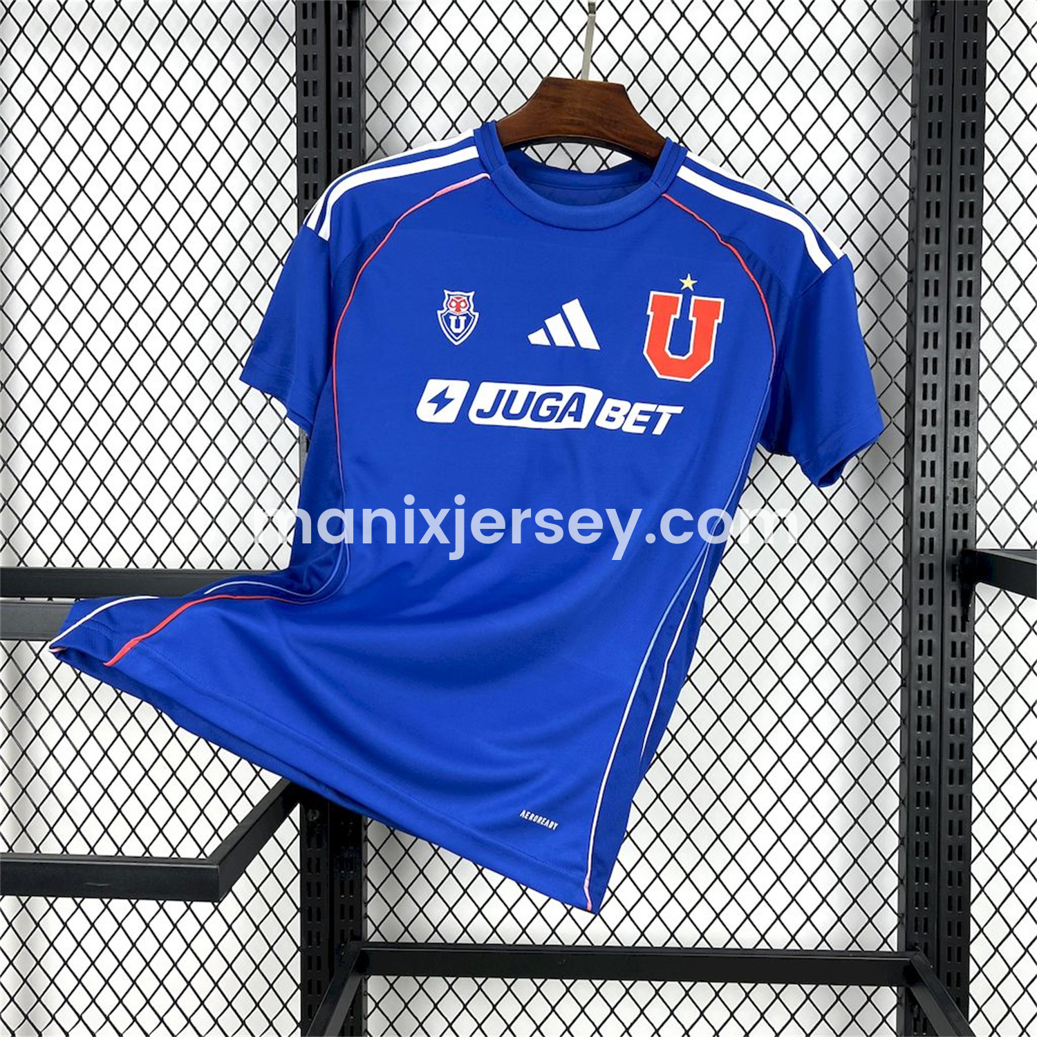 ManixJersey.com | Universidad de Chile 25-26 Home Jersey - Fans Version -Customize Name, Number and Patch | Worldwide Shipping