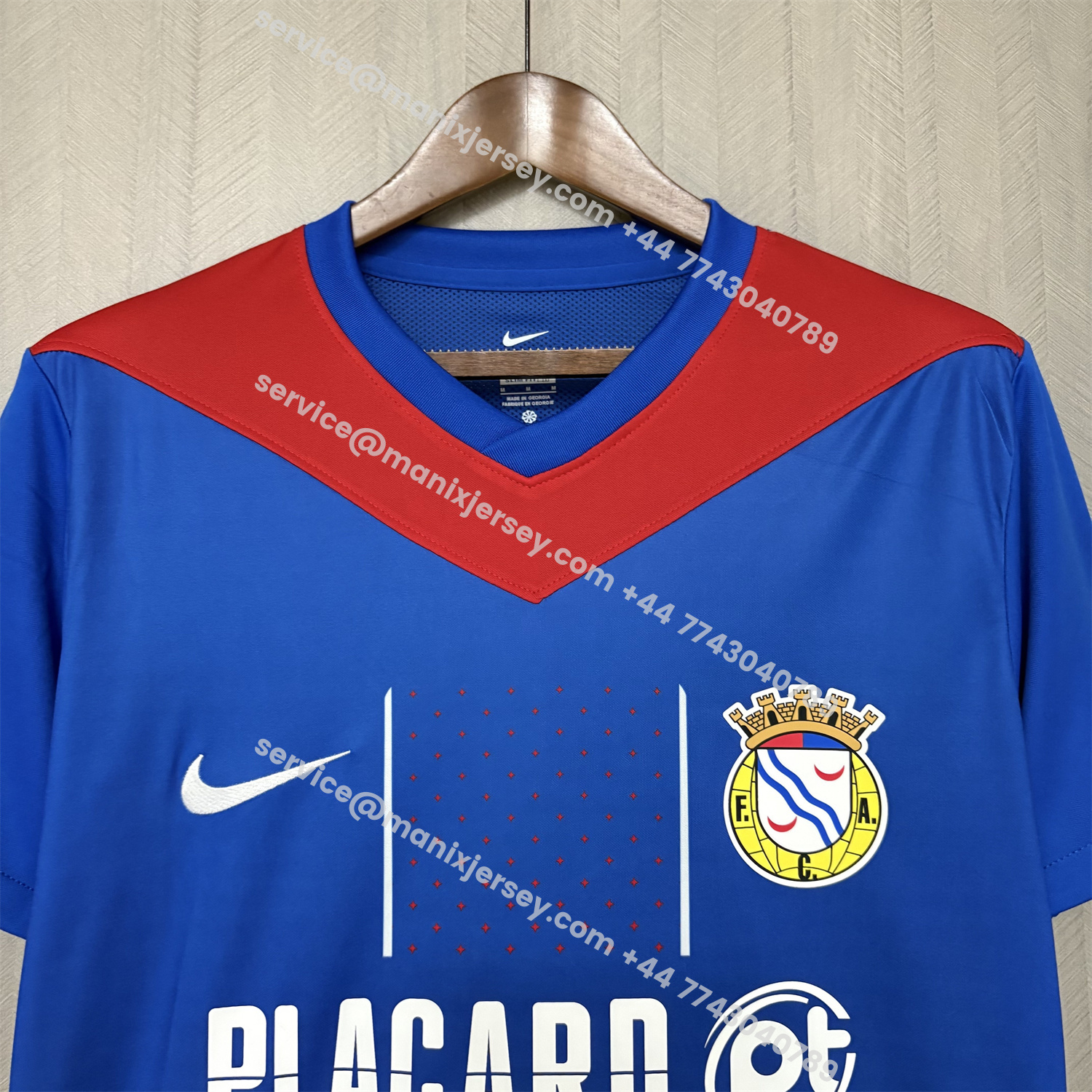 ManixJersey.com | Alverca 25-26 Home Blue Jersey - Fans Version -Customize Name, Number and Patch | Worldwide Shipping