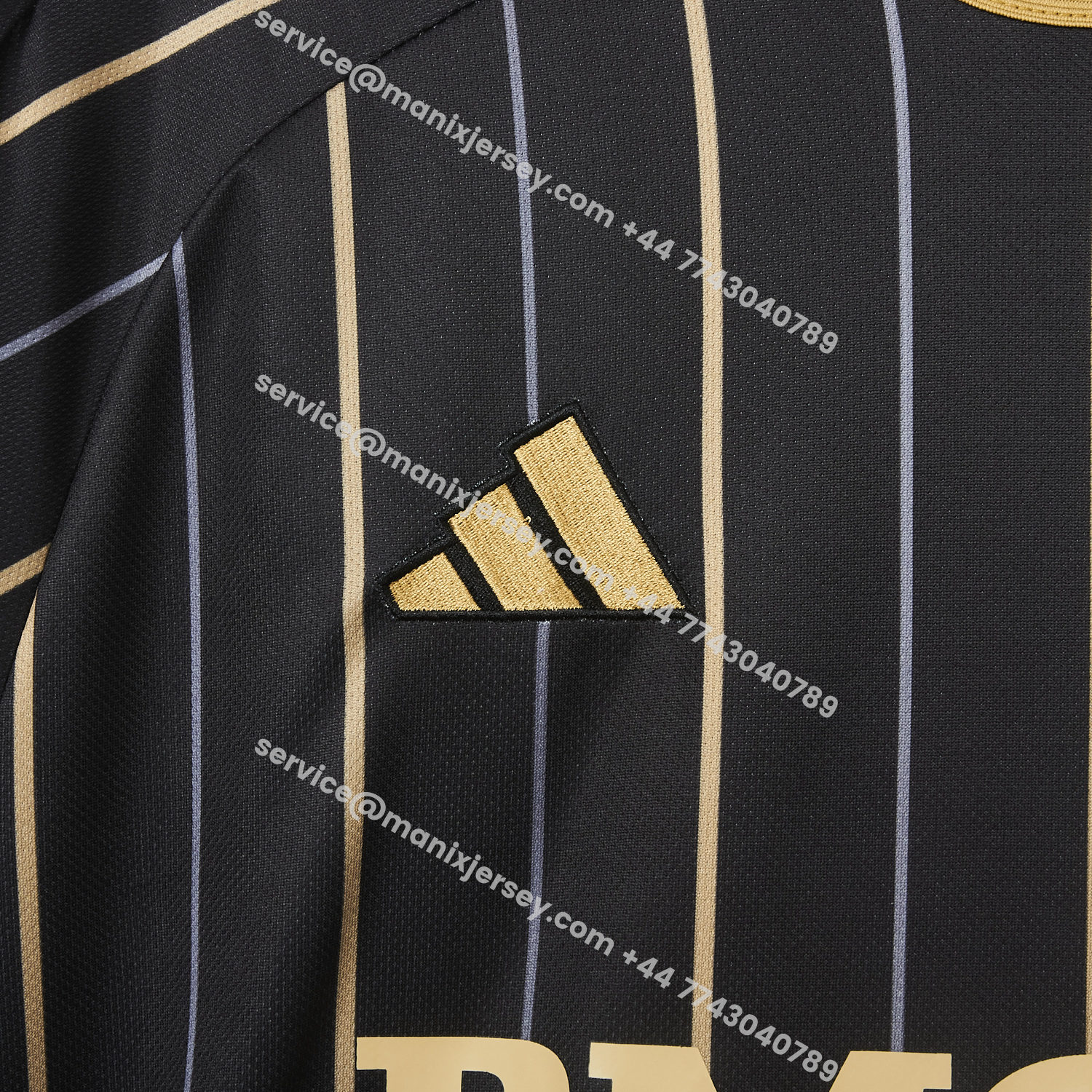 ManixJersey.com | Los Angeles FC 25-26 Home Black Jersey - Fans Version -Customize Name, Number and Patch | Worldwide Shipping