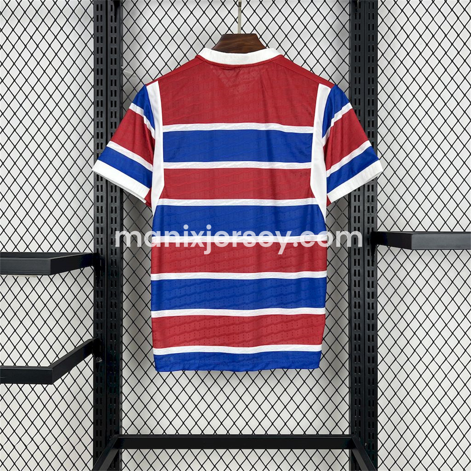 ManixJersey.com | Fortaleza 25-26 Home Red Blue Stripes Jersey - Fans Version -Customize Name, Number and Patch | Worldwide Shipping