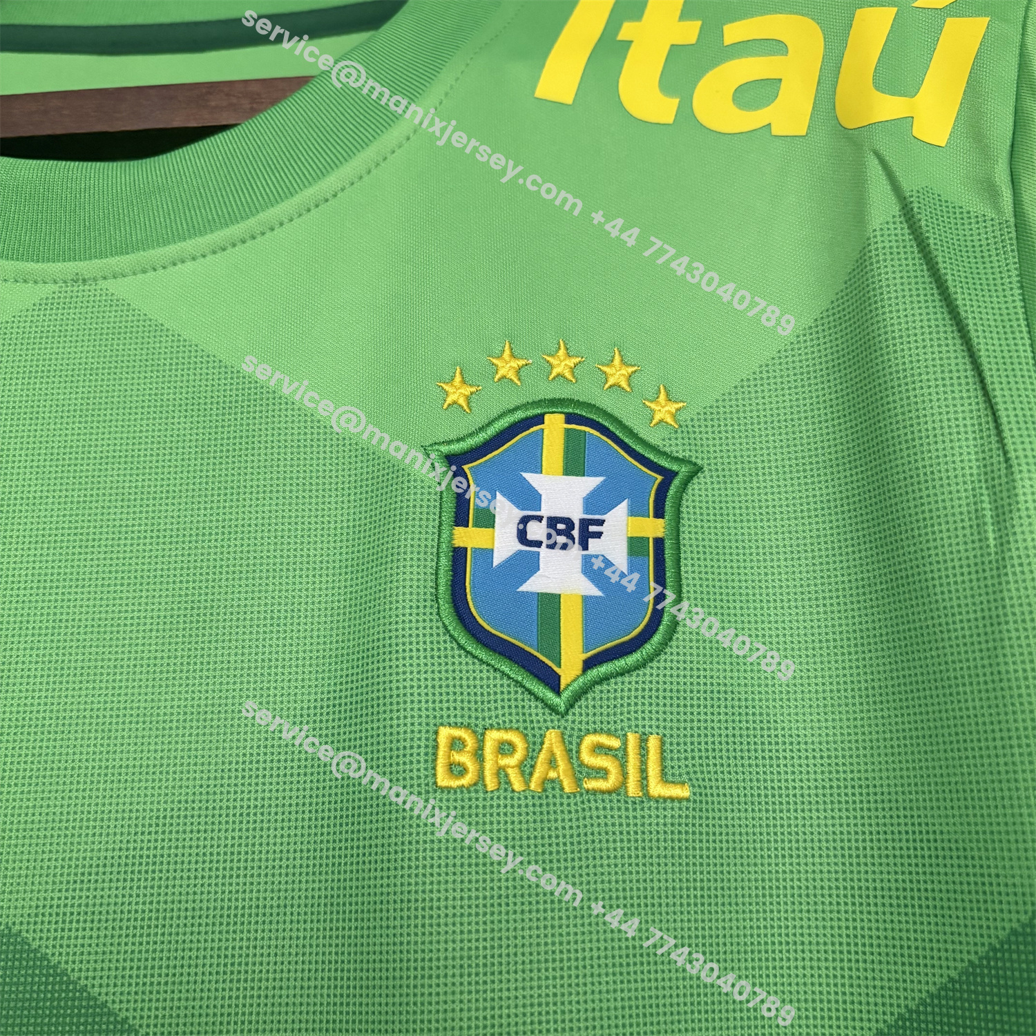 ManixJersey.com | Retro Brazil 2022 Pre-Match Green Special Jersey -Customize Name, Number and Patch | Worldwide Shipping