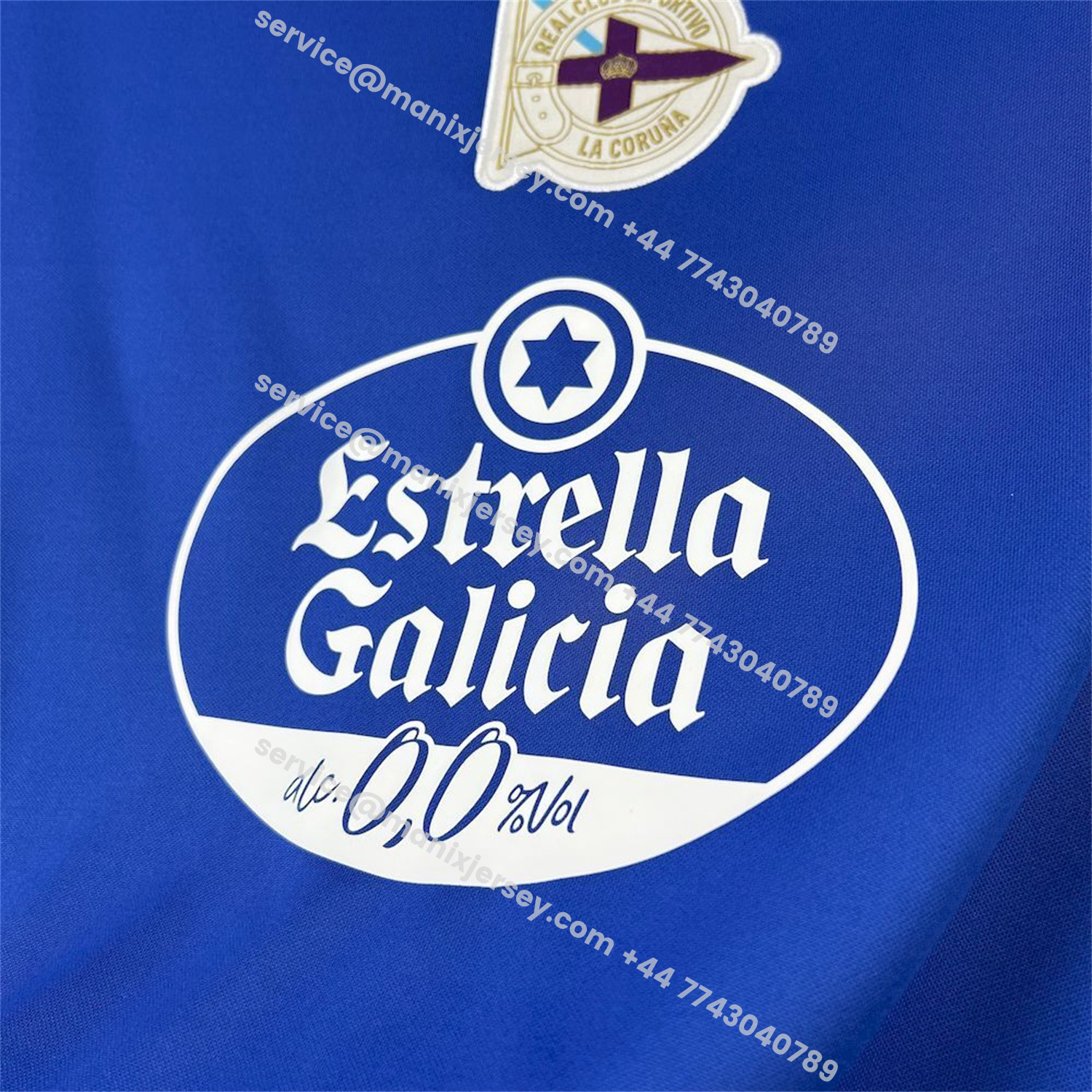 ManixJersey.com | Deportivo de La Coruña 25-26 Blue Special Jersey - Fans Version -Customize Name, Number and Patch | Worldwide Shipping
