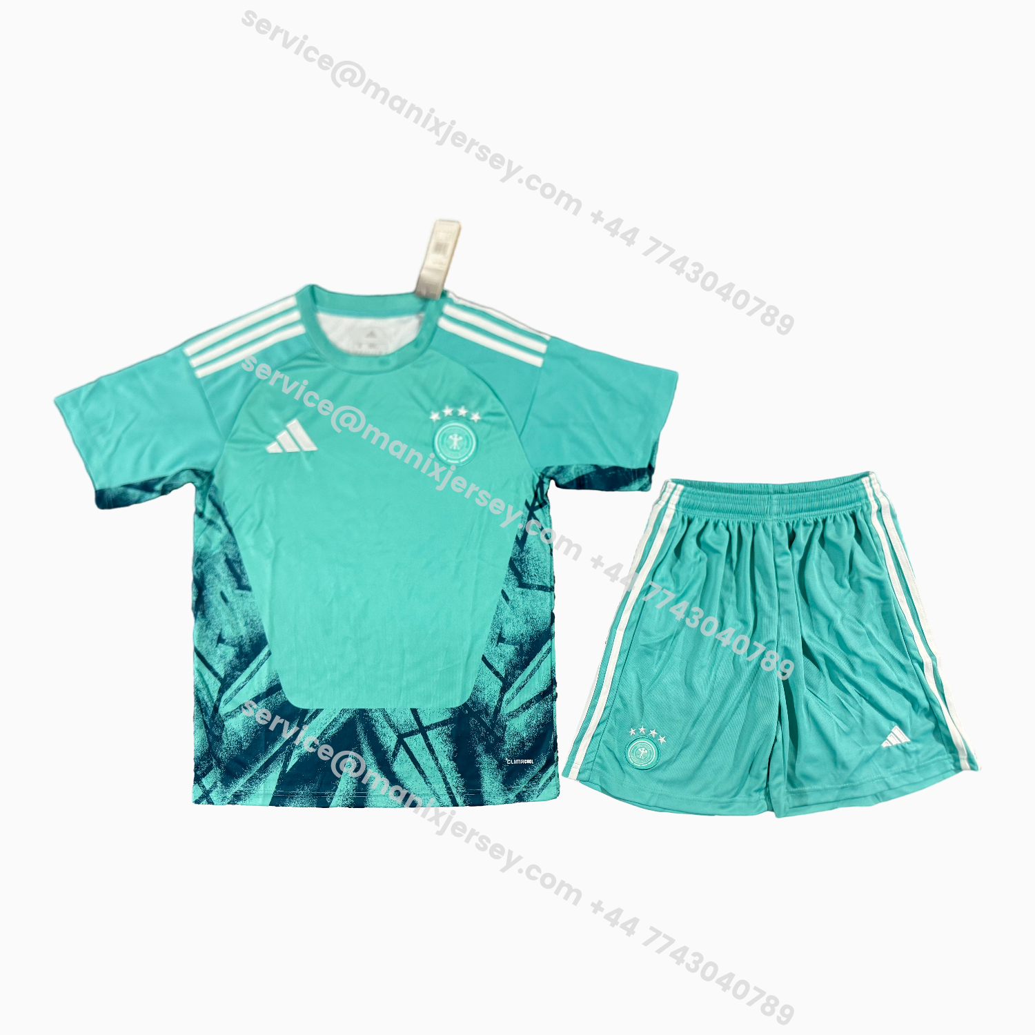 ManixJersey.com | Germany 2026 Goalkeeper Green Kids Kit -Customize Name, Number and Patch | Worldwide Shipping