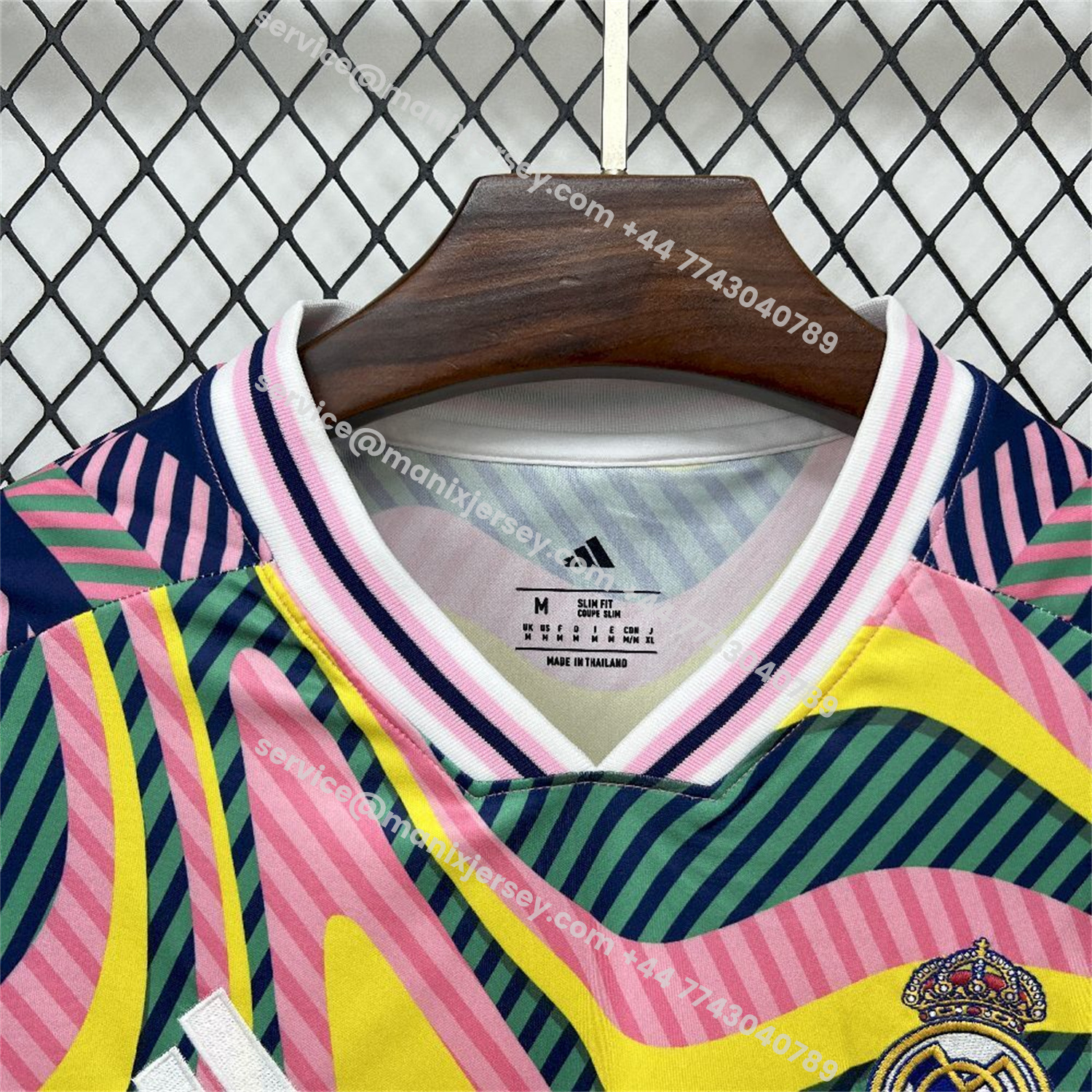 ManixJersey.com | Real Madrid 25-26 Iridescent Colors Pre-Match Training Jersey - Fans Version -Customize Name, Number and Patch | Worldwide Shipping