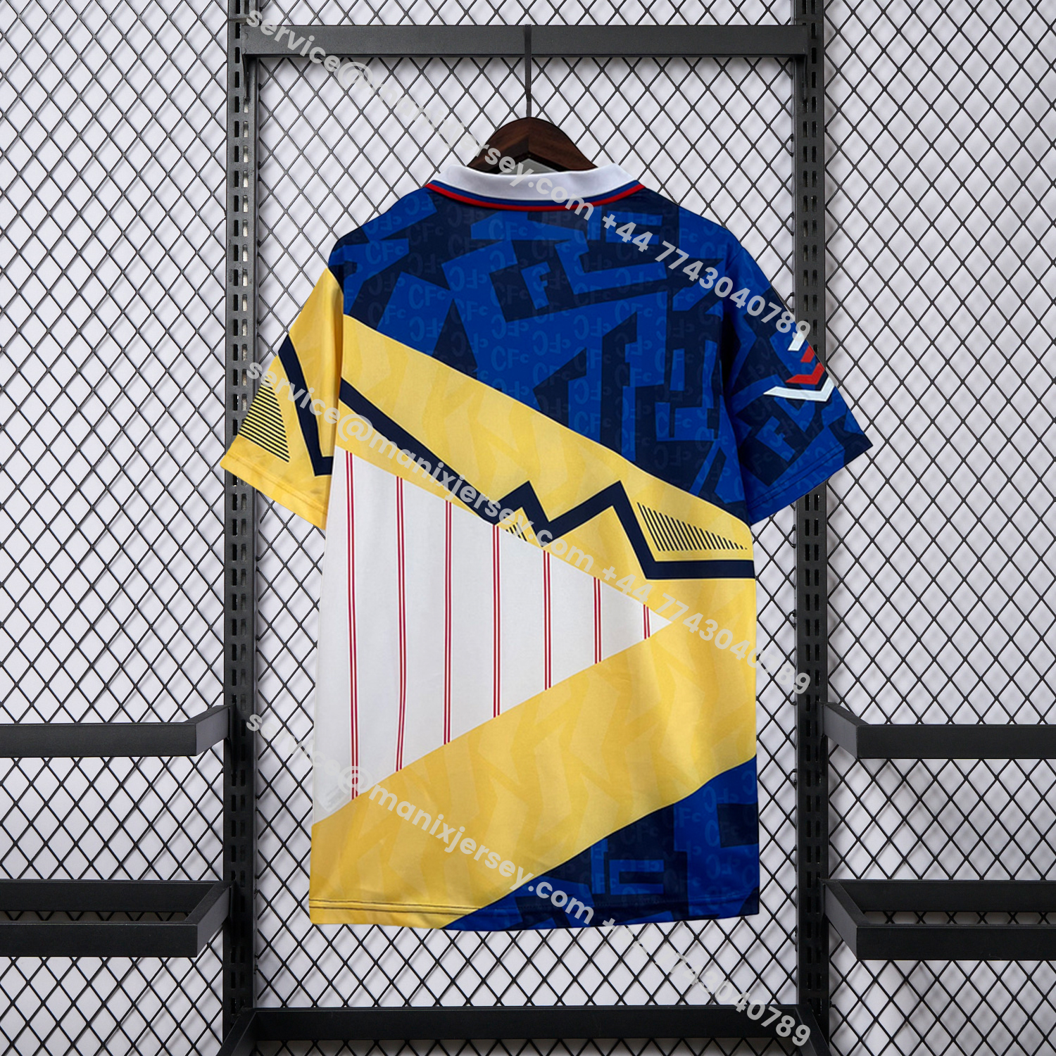 ManixJersey.com | Retro C.H.E.L.S.E.A 1990 Mash Up Special Jersey -Customize Name, Number and Patch | Worldwide Shipping