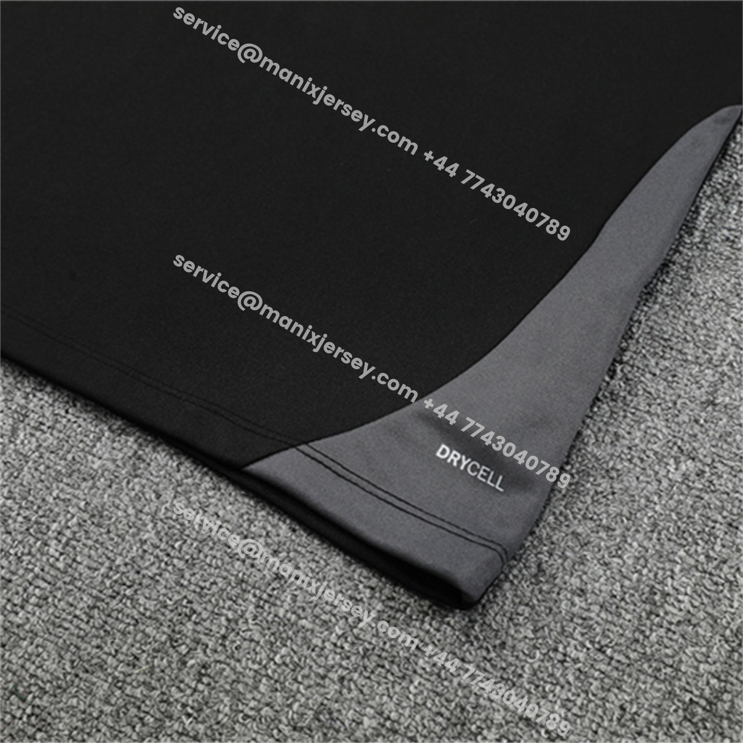 ManixJersey.com | Manchester City 25-26 Long Sleeve Training Set - Black Top & Black Pants -Customize Name, Number and Patch | Worldwide Shipping