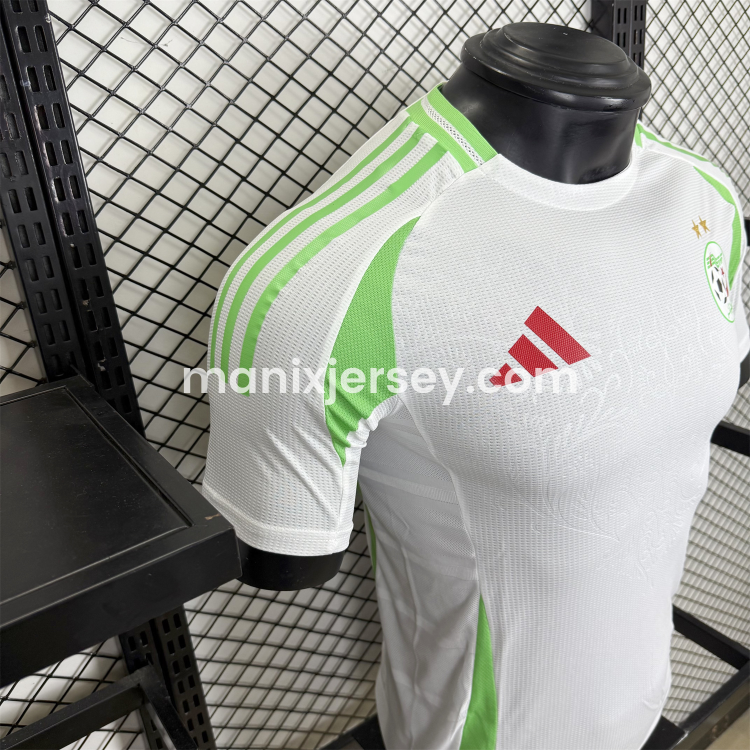 ManixJersey.com | Algeria 2024-25 Home Jersey - Player Version -Customize Name, Number and Patch | Worldwide Shipping