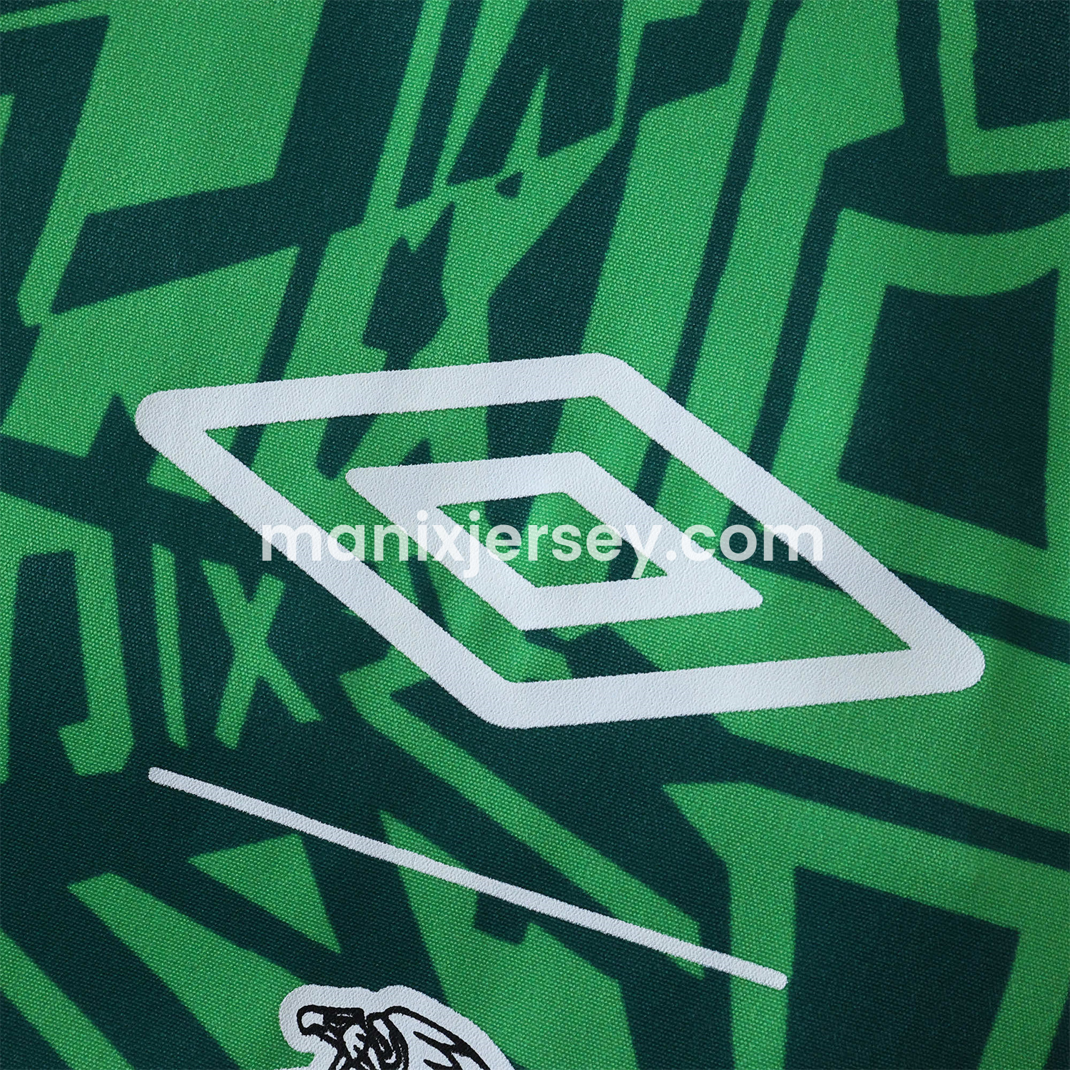 ManixJersey.com | Retro Mexico 1994 Retro Style Double Sided Reversible Windbreaker - Green & Grey -Customize Name, Number and Patch | Worldwide Shipping