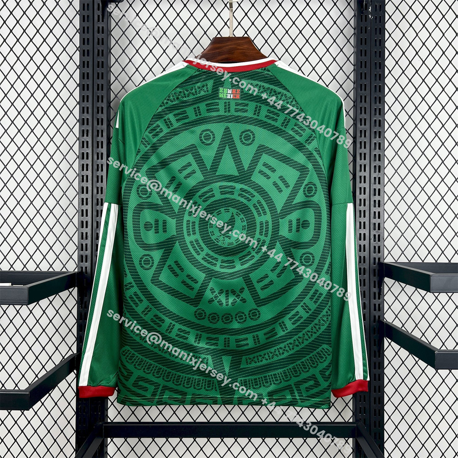 ManixJersey.com | Mexico 2026 Home Long Sleeves Jersey - Fans Version -Customize Name, Number and Patch | Worldwide Shipping