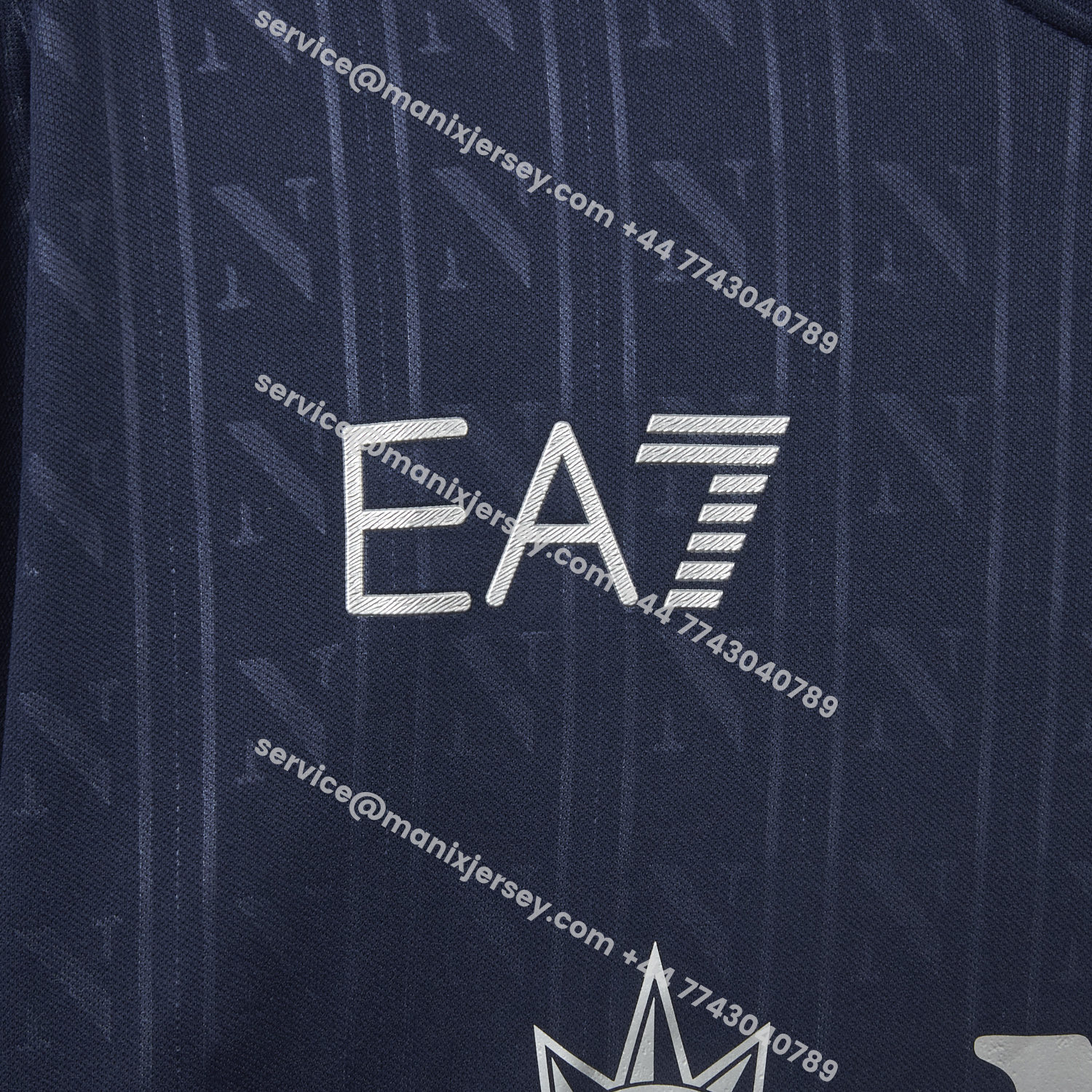 ManixJersey.com | Napoli 25-26 European Third Deep Blue Jersey - Fans Version -Customize Name, Number and Patch | Worldwide Shipping