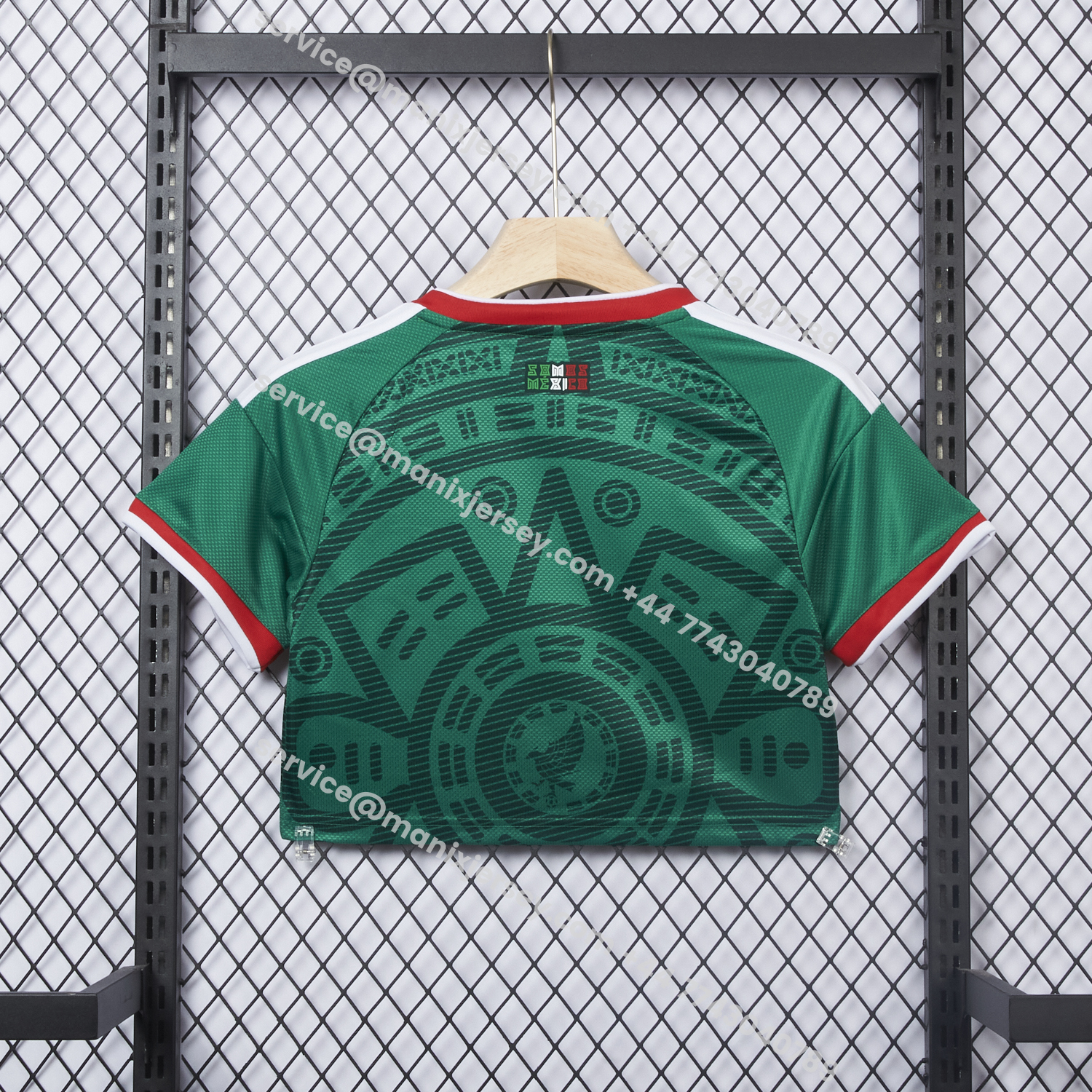 ManixJersey.com | Women's Mexico 2026 Home Cropped Jersey -Customize Name, Number and Patch | Worldwide Shipping