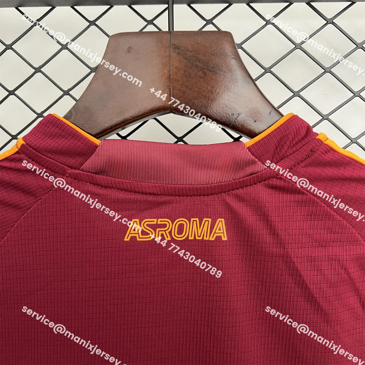 ManixJersey.com | AS Roma 25-26 Home Unsponsored Kids Kit -Customize Name, Number and Patch | Worldwide Shipping