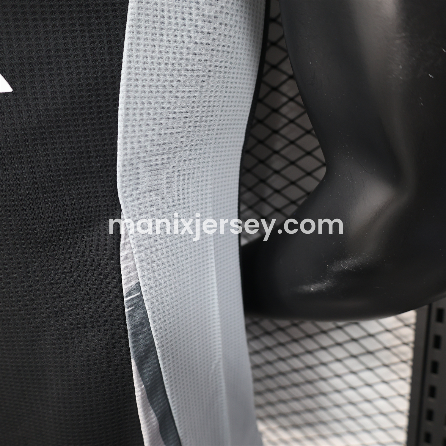 ManixJersey.com | Algeria 25-26 Pure Black with White Chest Text Jersey - Player Version -Customize Name, Number and Patch | Worldwide Shipping