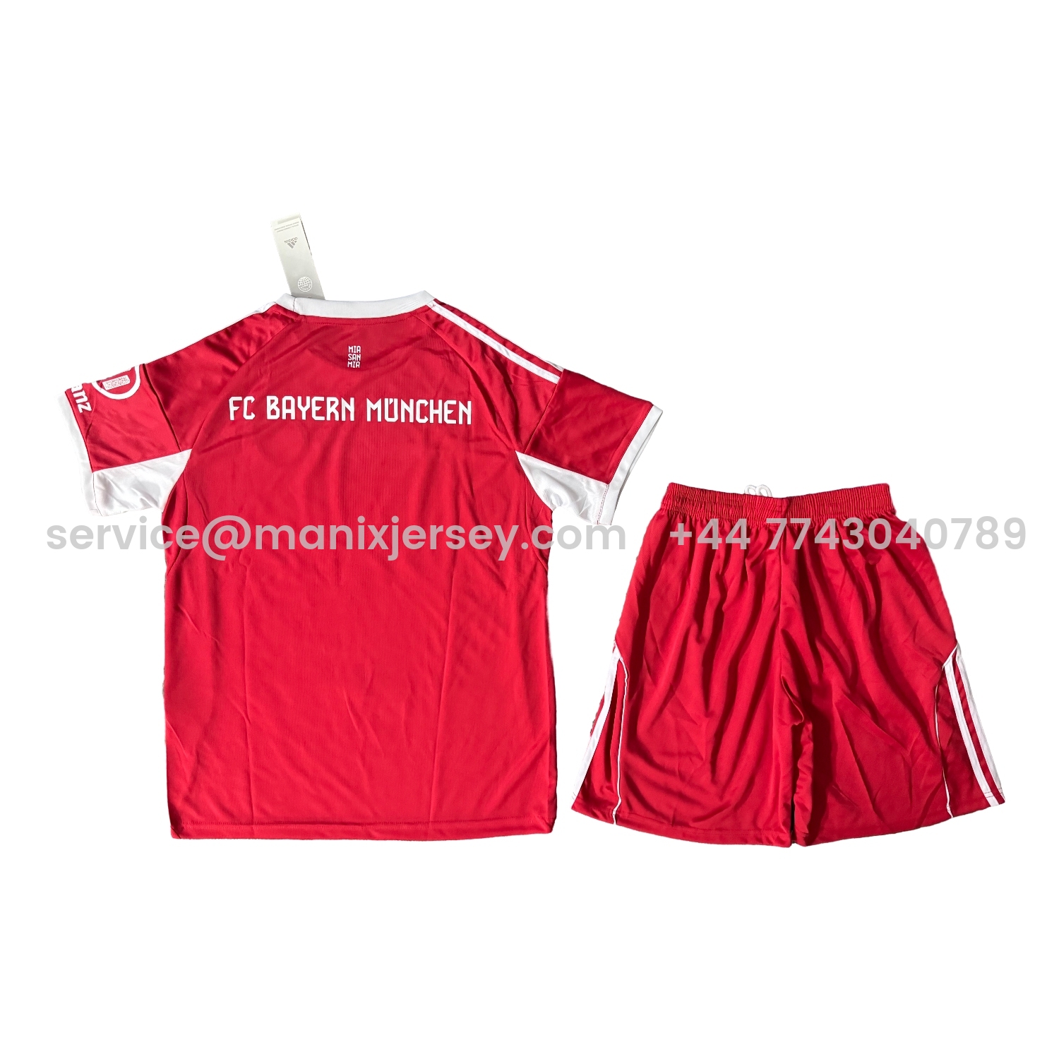 ManixJersey.com | Bayern Munich 25-26 Home Men's Adult Jersey Set - Fans Version -Customize Name, Number and Patch | Worldwide Shipping