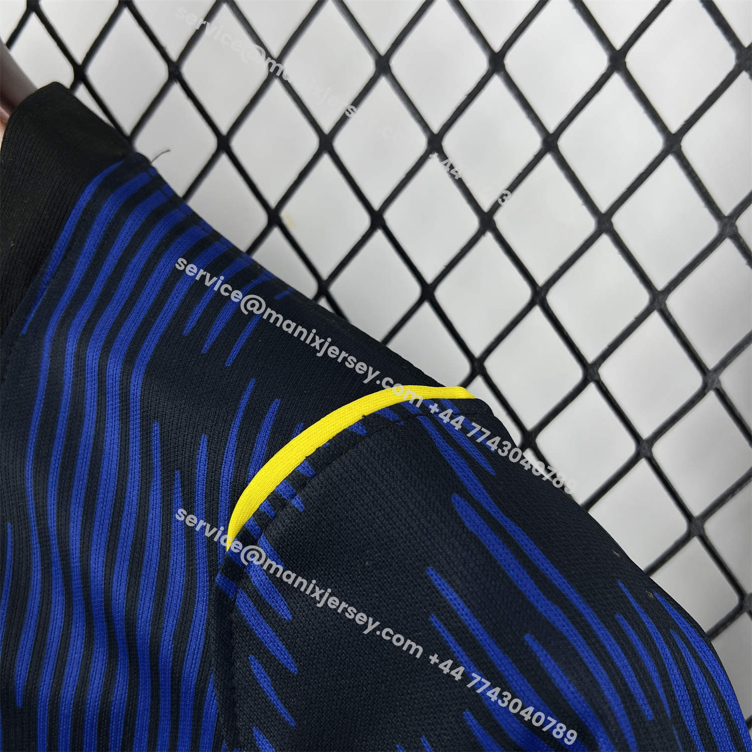 ManixJersey.com | Brazil 2026 Away Blue Jersey - Fans Version -Customize Name, Number and Patch | Worldwide Shipping