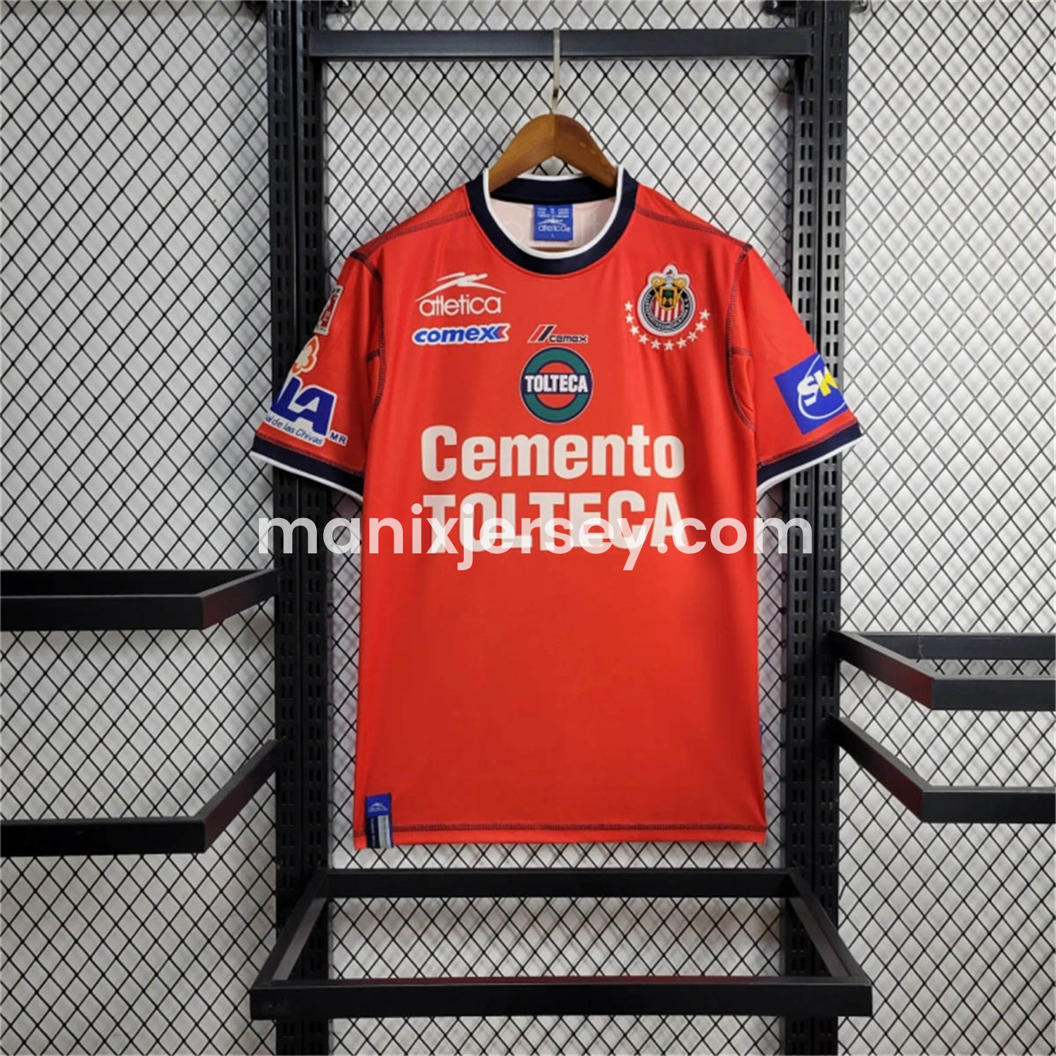 ManixJersey.com | Retro Chivas de Guadalajara 02-03 Away Jersey -Customize Name, Number and Patch | Worldwide Shipping