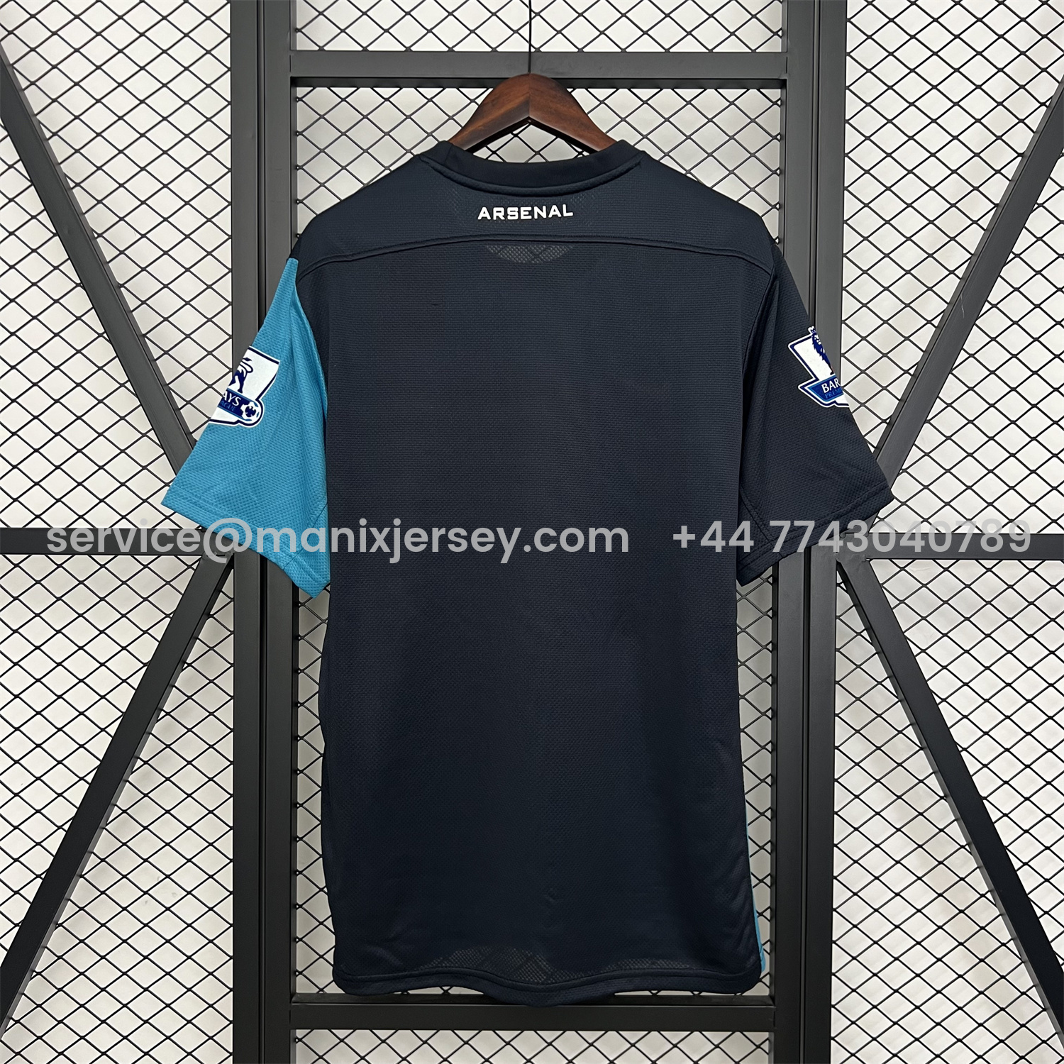ManixJersey.com | Retro Arsenal 2011-12 Away Jersey -Customize Name, Number and Patch | Worldwide Shipping