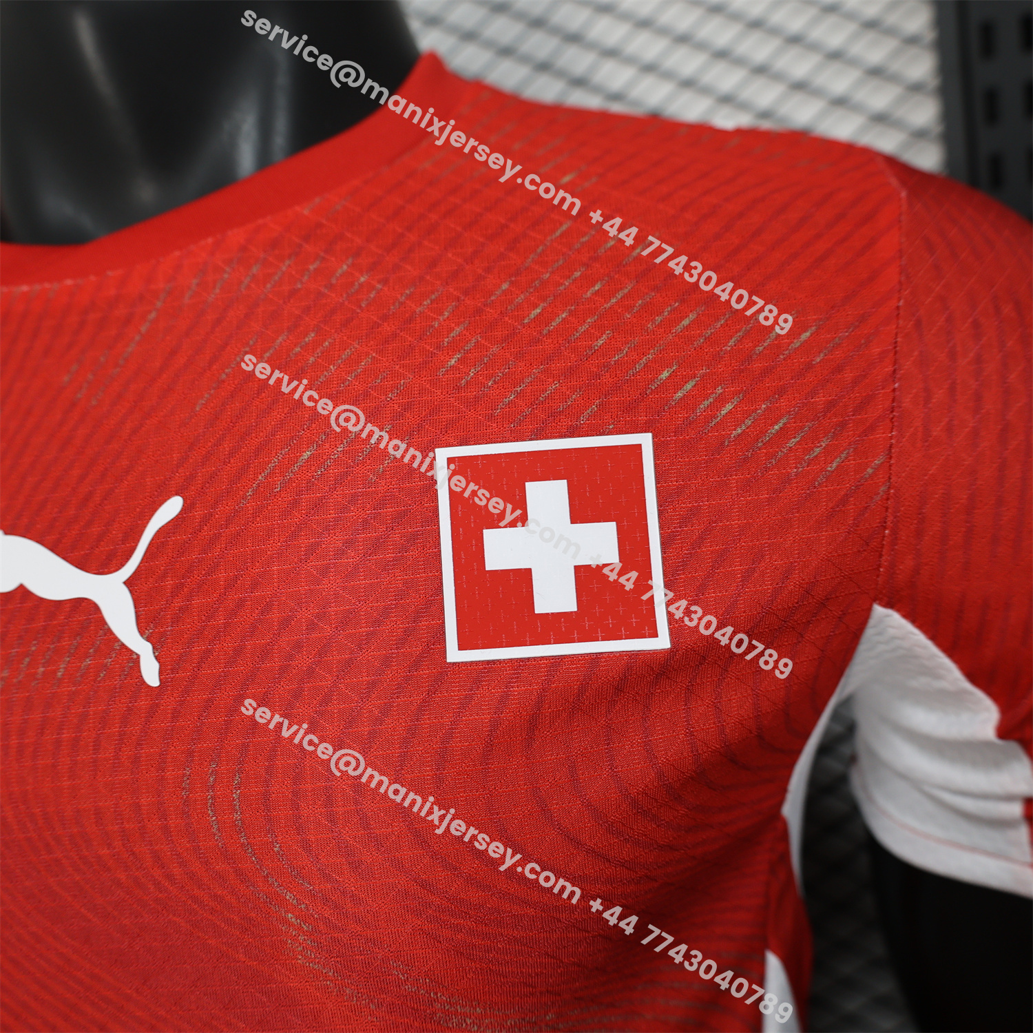 ManixJersey.com | Switzerland 2026 Home Jersey - Player Version -Customize Name, Number and Patch | Worldwide Shipping