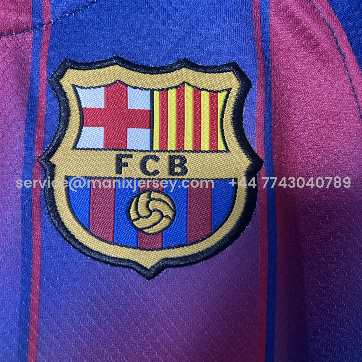 ManixJersey.com | Barcelona 25-26 Home Kids Kit - Fans Version -Customize Name, Number and Patch | Worldwide Shipping