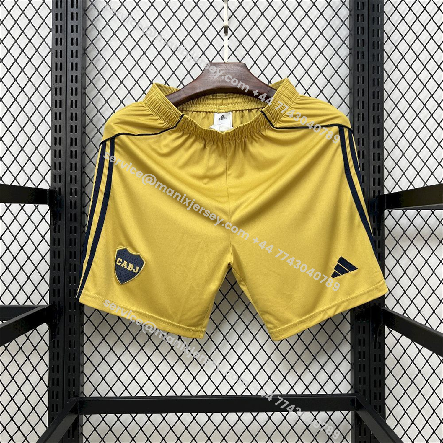 ManixJersey.com | Boca Juniors 25-26 Third Yellow Shorts - Fans Version -Customize Name, Number and Patch | Worldwide Shipping