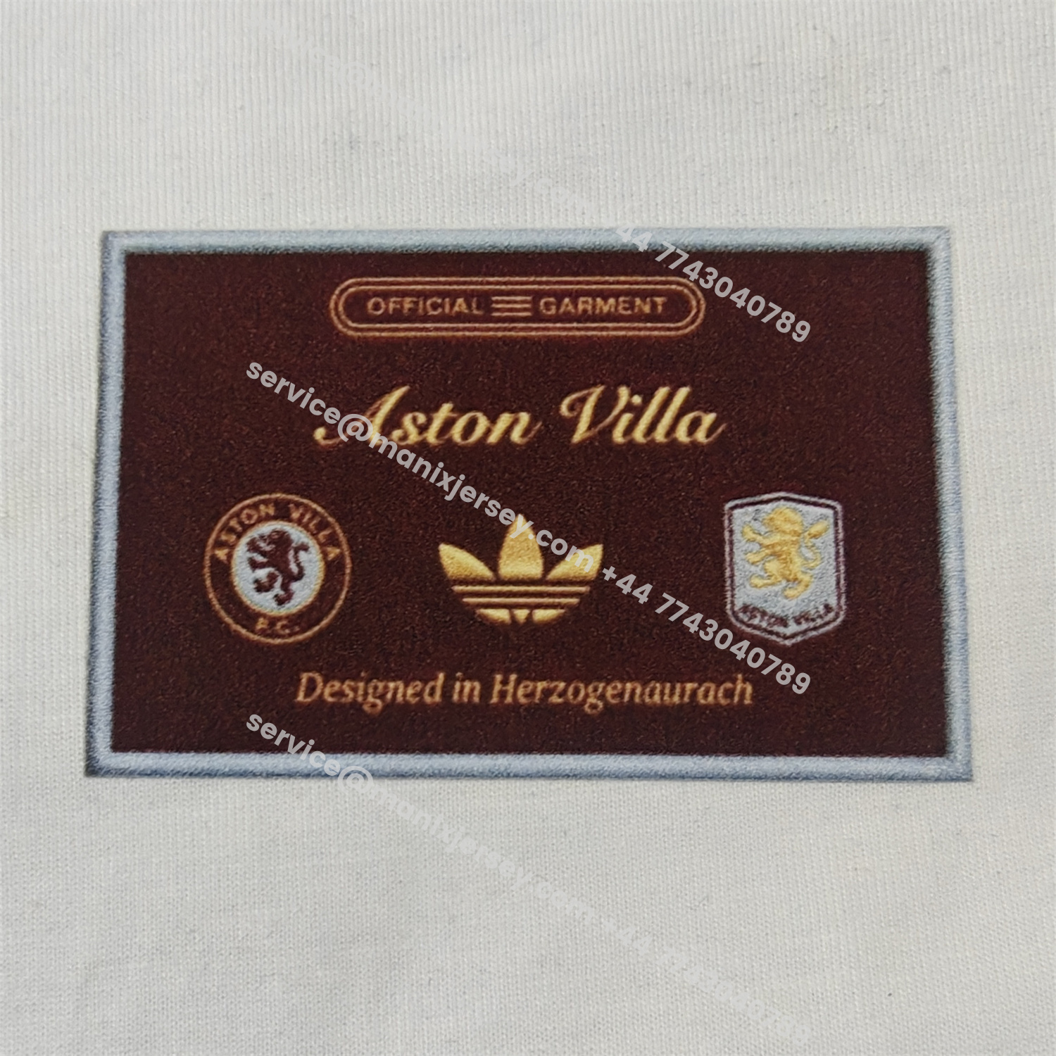 ManixJersey.com | Aston Villa 25-26 Originals Terrace Icon Unisex Pullover Hoodie -Customize Name, Number and Patch | Worldwide Shipping