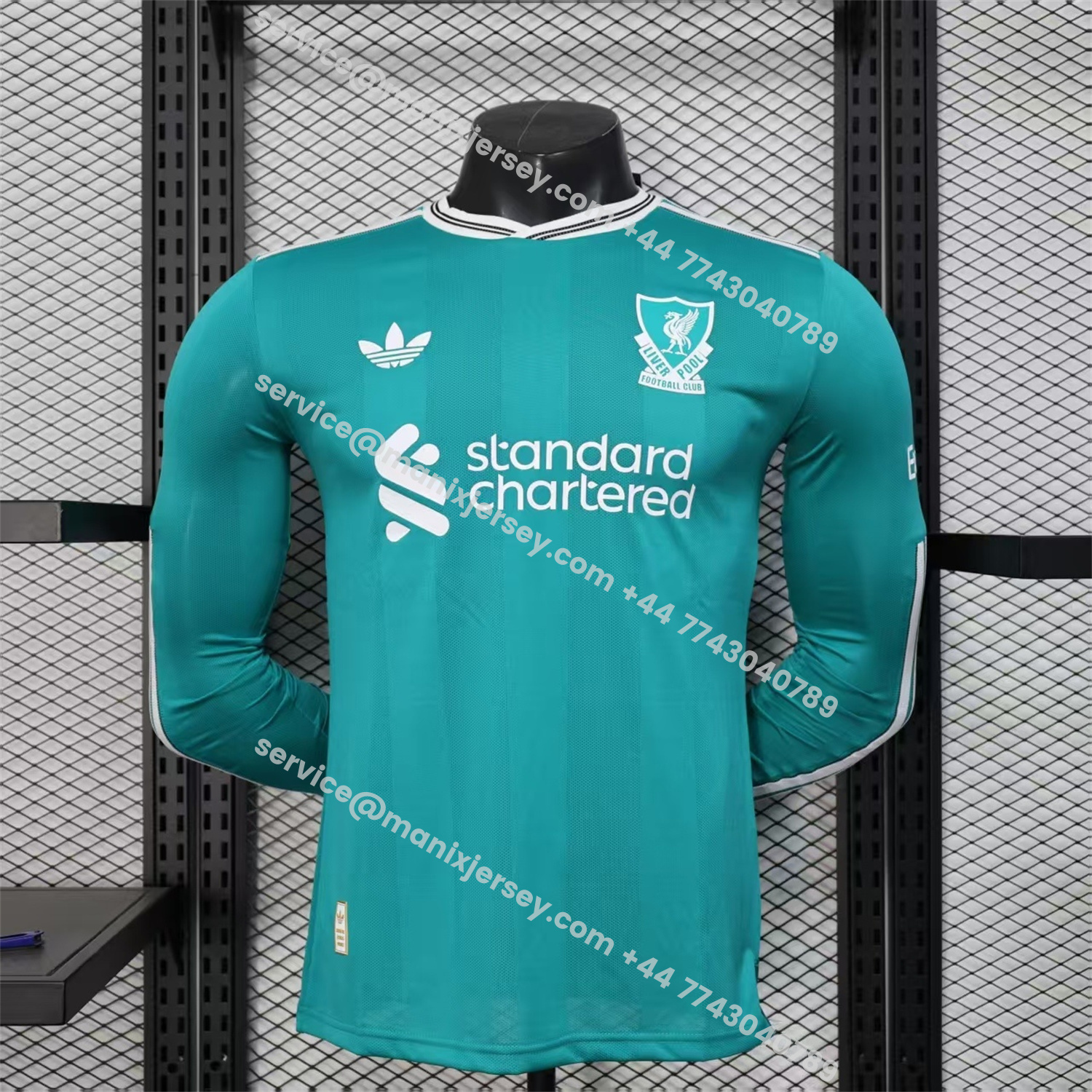 ManixJersey.com | Liver.pool 25-26 Third Green Long Sleeves Jersey - Player Version -Customize Name, Number and Patch | Worldwide Shipping