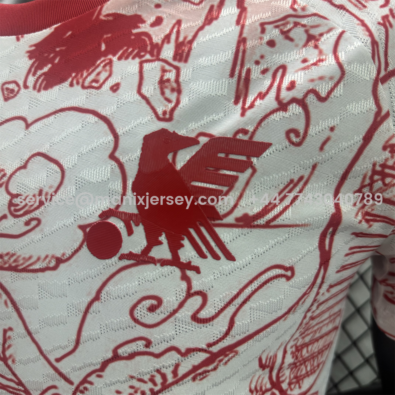 ManixJersey.com | Japan 25-26 Red Line Gear 5 Nika White Special Edition Jersey - Player Version -Customize Name, Number and Patch | Worldwide Shipping