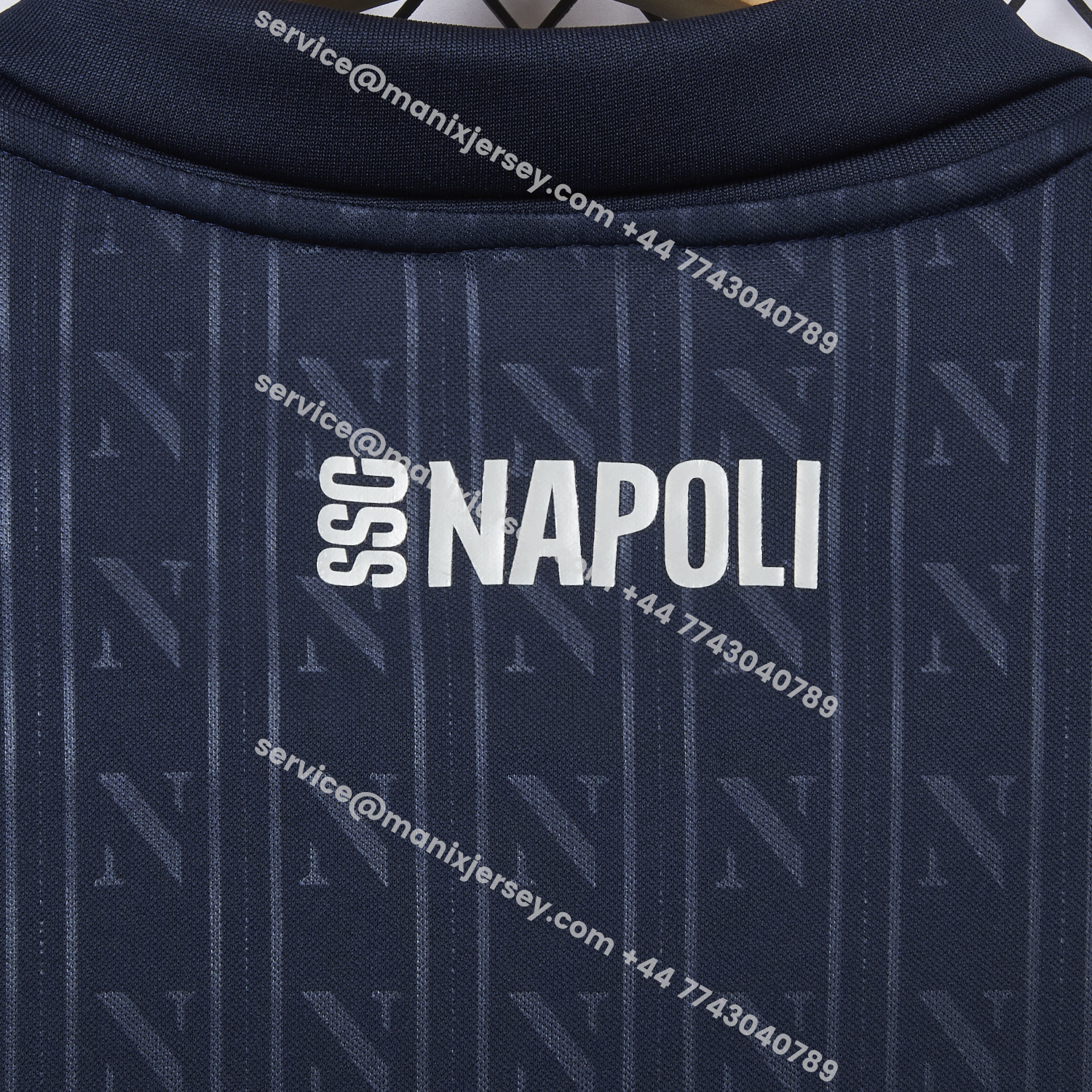ManixJersey.com | Napoli 25-26 European Third Deep Blue Jersey - Fans Version -Customize Name, Number and Patch | Worldwide Shipping