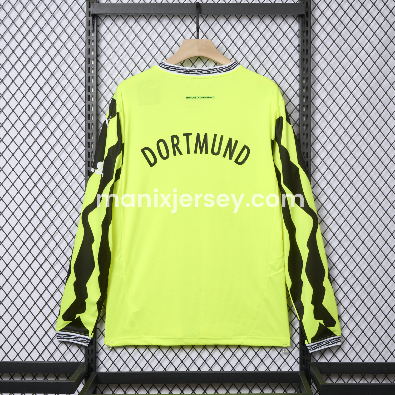 ManixJersey.com | Dortmund 24-25 Yellow Alert Special Edition Long Sleeve Jersey - Fans Version -Customize Name, Number and Patch | Worldwide Shipping