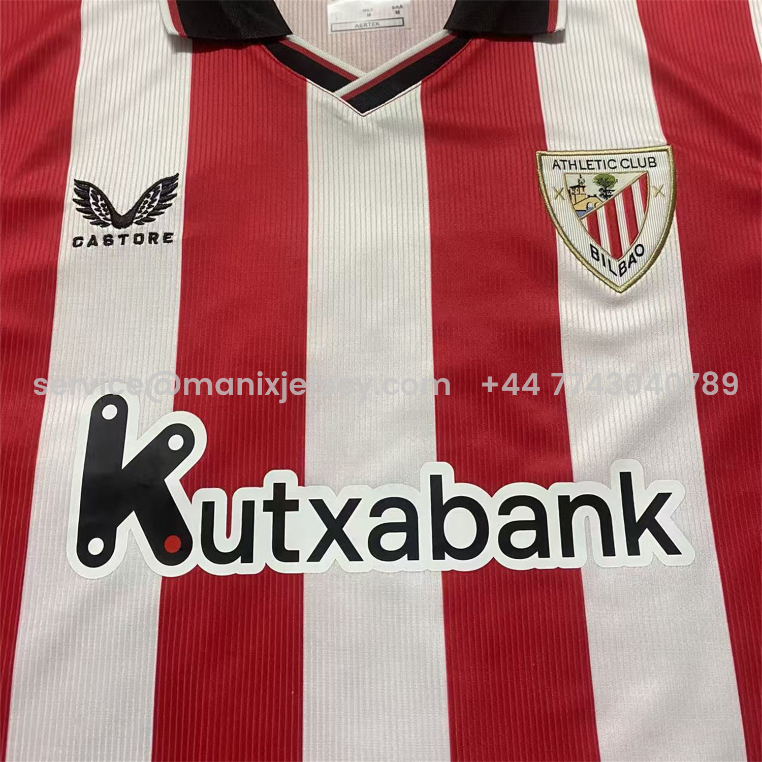 ManixJersey.com | Athletic Bilbao 25-26 Home Jersey - Fans Version -Customize Name, Number and Patch | Worldwide Shipping