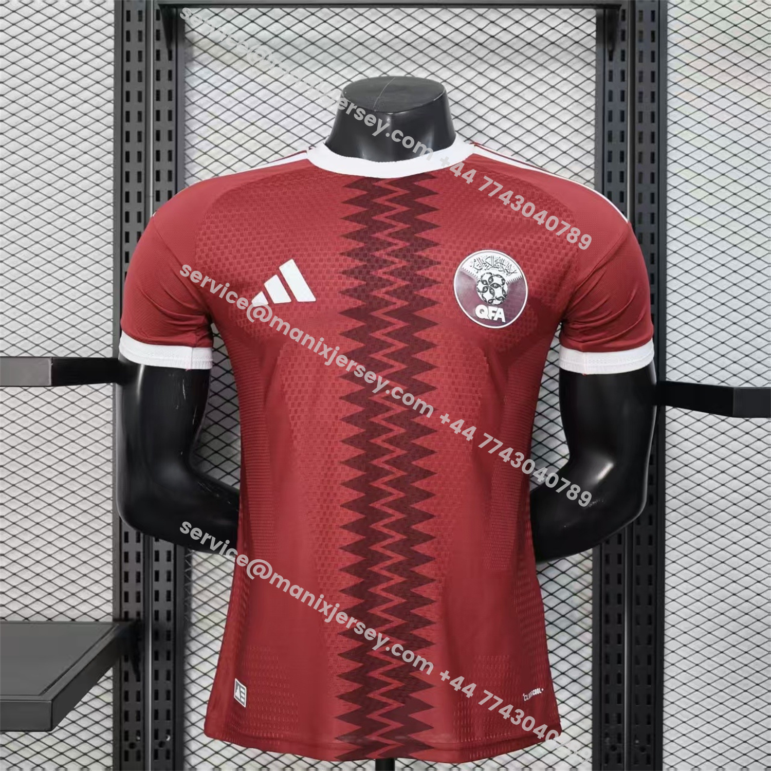 ManixJersey.com | Qatar 2026 Home Jersey - Player Version -Customize Name, Number and Patch | Worldwide Shipping