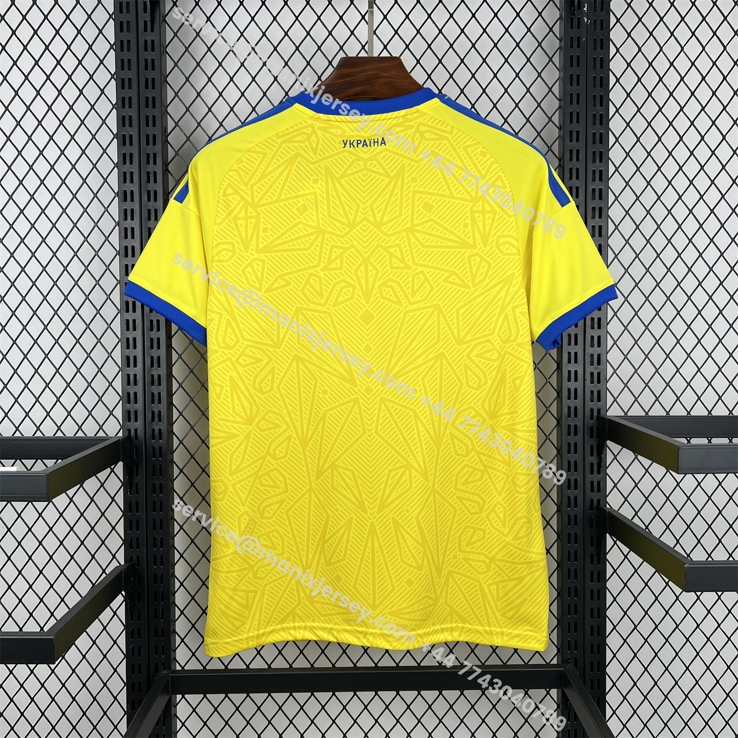 ManixJersey.com | Ukraine 2026 Home Jersey - Fans Version -Customize Name, Number and Patch | Worldwide Shipping