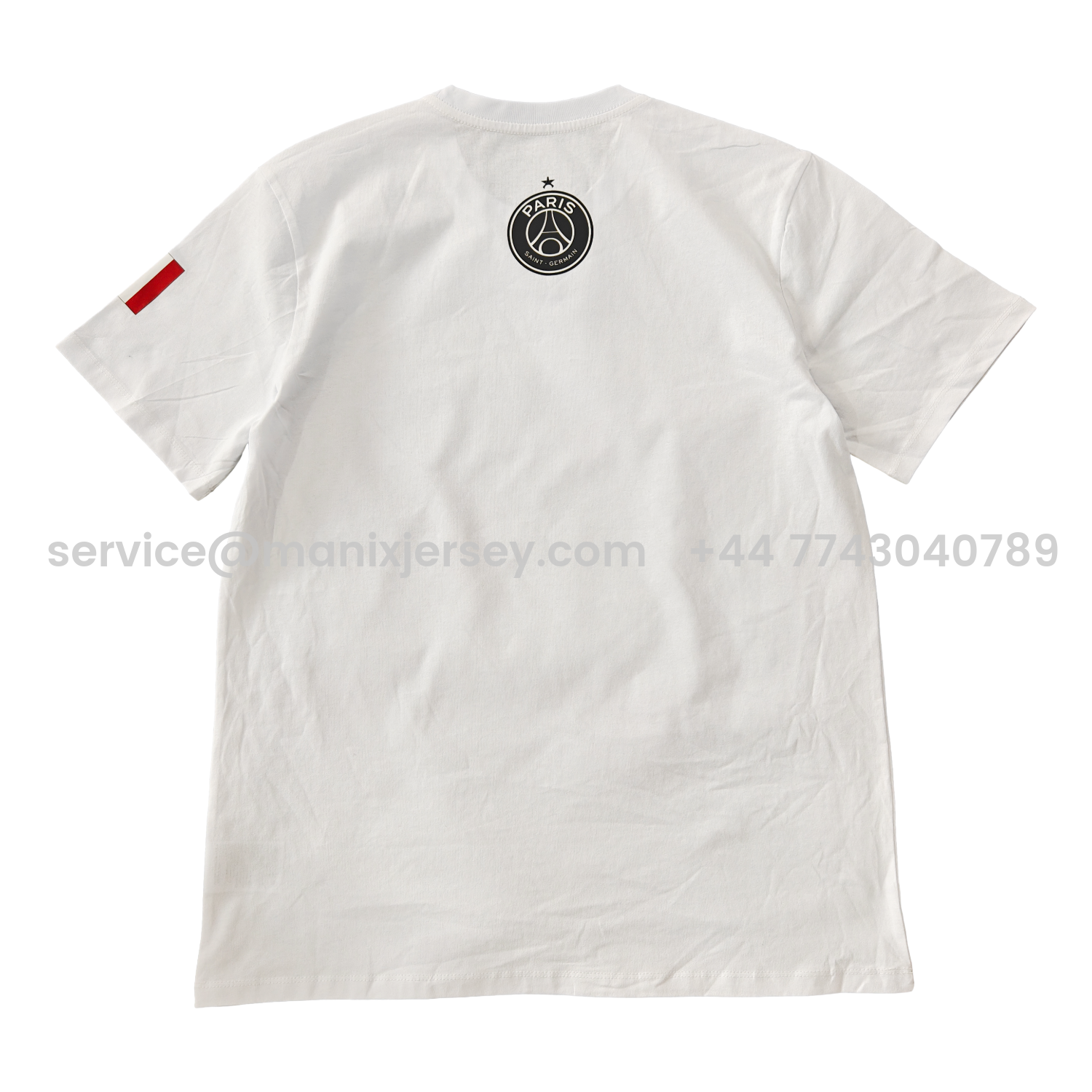 ManixJersey.com | Paris Saint-Germain PSG 2025 Champions League Commemorative White T-shirt -Customize Name, Number and Patch | Worldwide Shipping