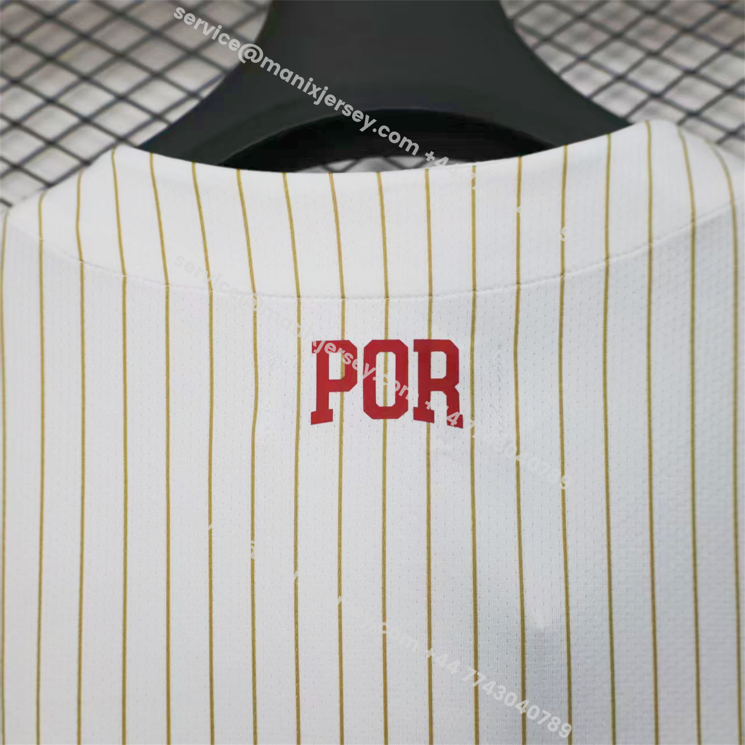 ManixJersey.com | Portugal 2025-26 White Baseball Jersey -Customize Name, Number and Patch | Worldwide Shipping
