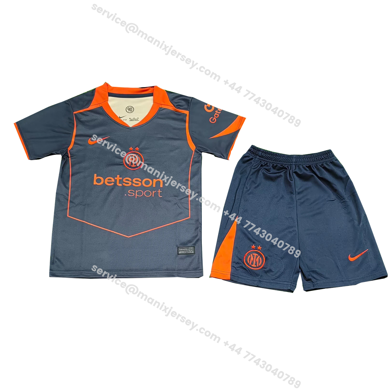 ManixJersey.com | Inter Milan 25-26 Third Kids Kit -Customize Name, Number and Patch | Worldwide Shipping