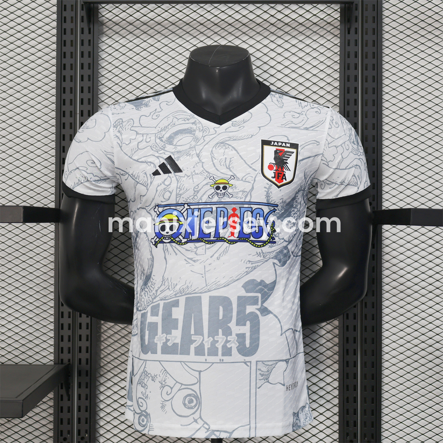 ManixJersey.com | Japan 25-26 One Piece Title White Special Jersey - Player Version -Customize Name, Number and Patch | Worldwide Shipping