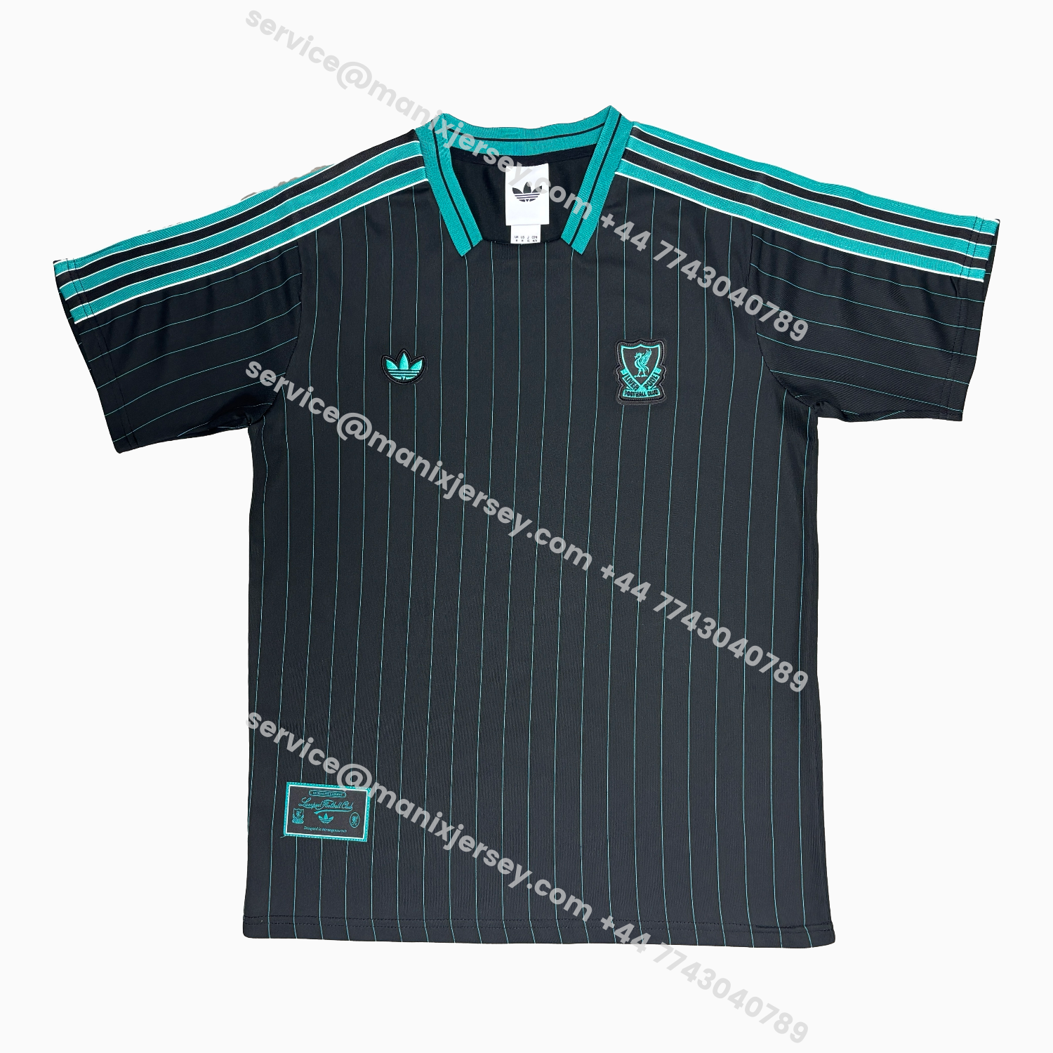 ManixJersey.com | Liver.pool 25-26 Icon Range Travel Special Edition Black Jersey - Fans Version -Customize Name, Number and Patch | Worldwide Shipping