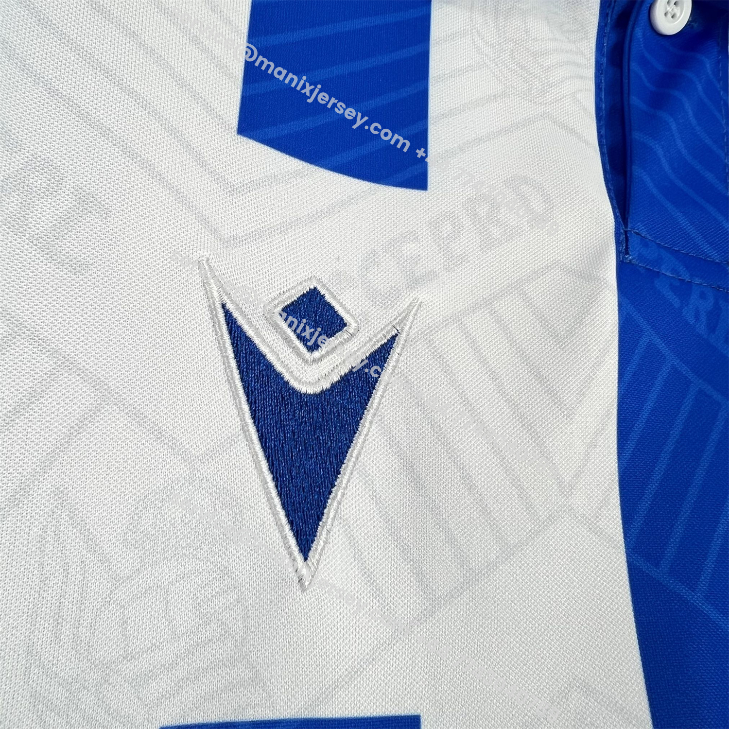 Real Sociedad 25-26 White With Royal Blue Retro Style Special Jersey - Fans Version:football jersey mysite: unitedjerseyfootball 邓江浪:football