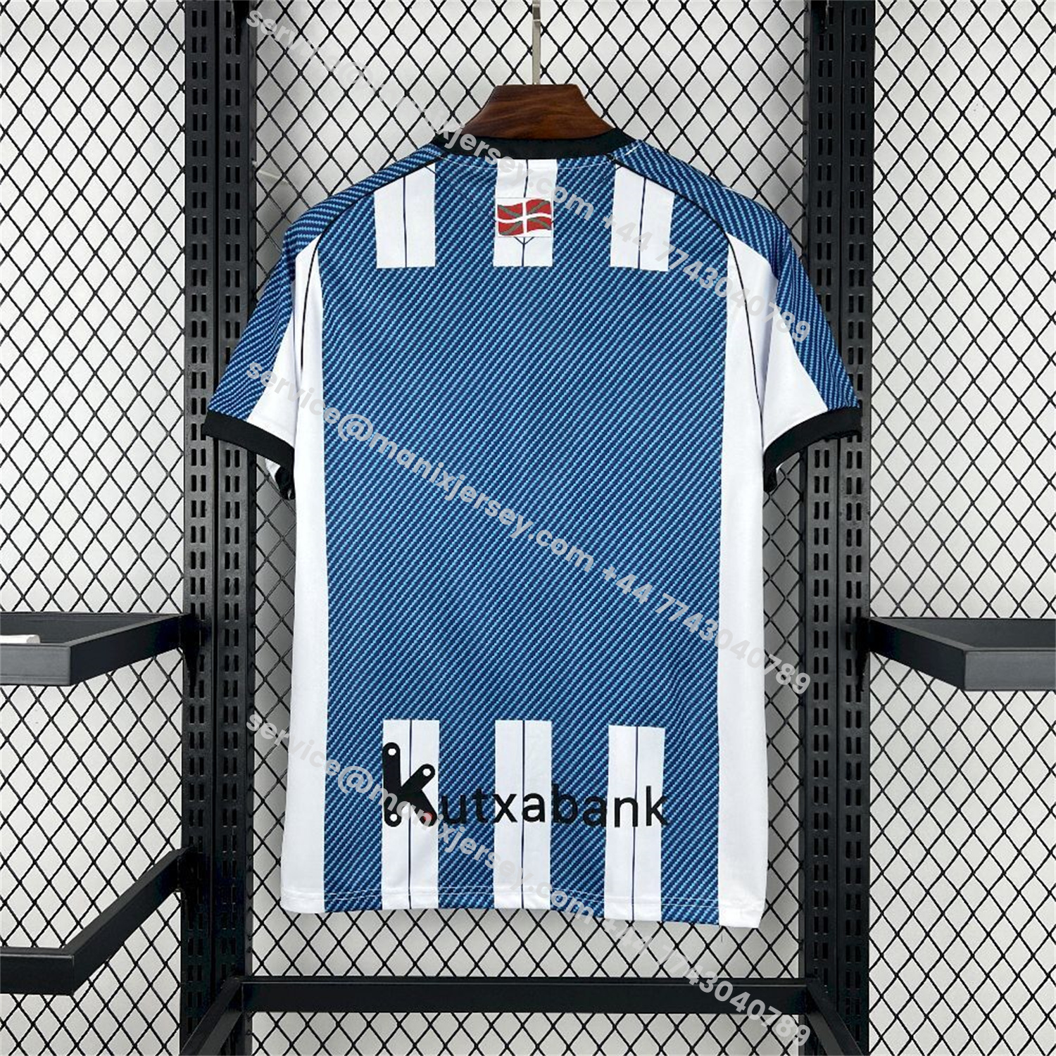 ManixJersey.com | Real Sociedad 25-26 Home Blue And White Jersey - Fans Version -Customize Name, Number and Patch | Worldwide Shipping