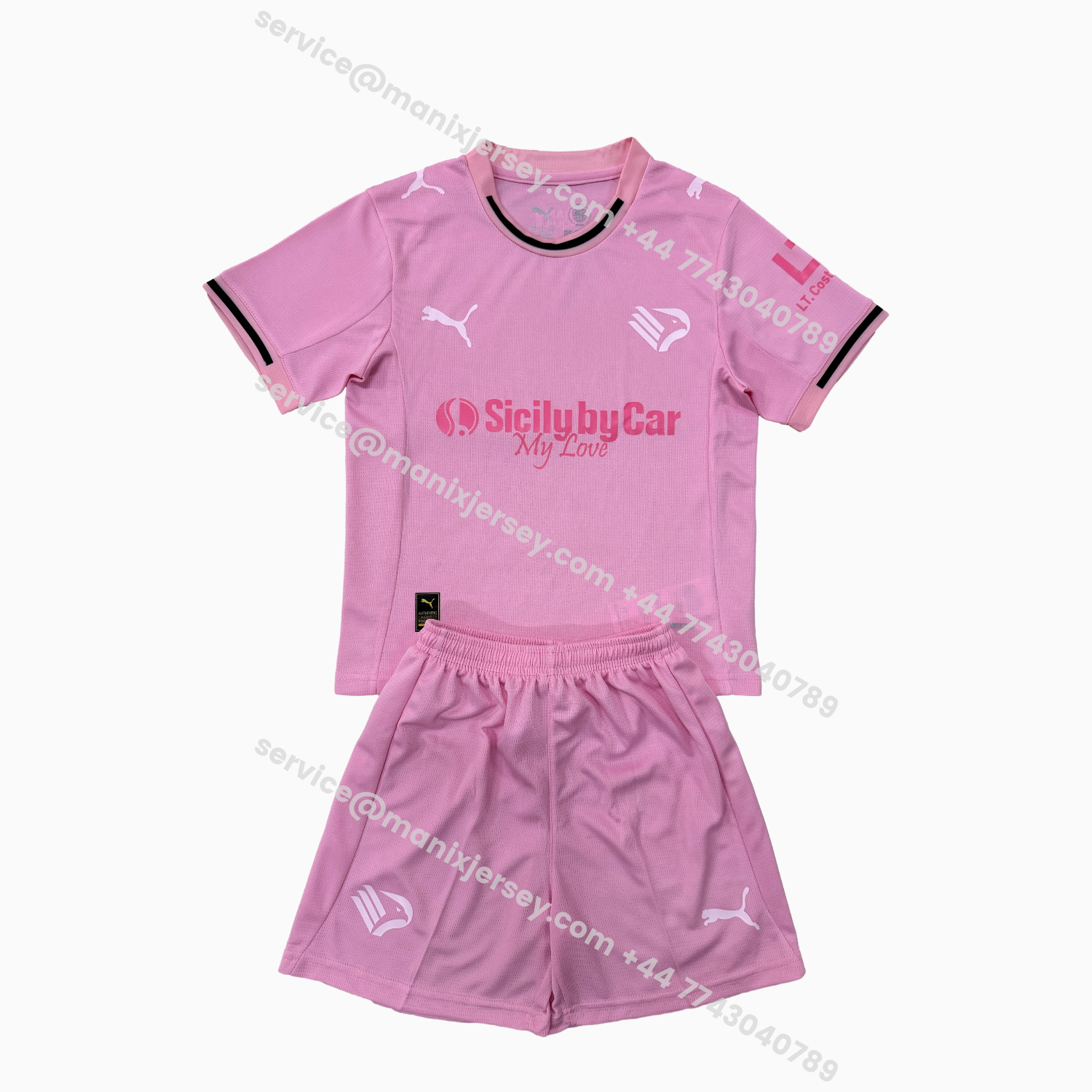 ManixJersey.com | Palermo 25-26 Home Men's Adult Jersey Set - Fans Version -Customize Name, Number and Patch | Worldwide Shipping