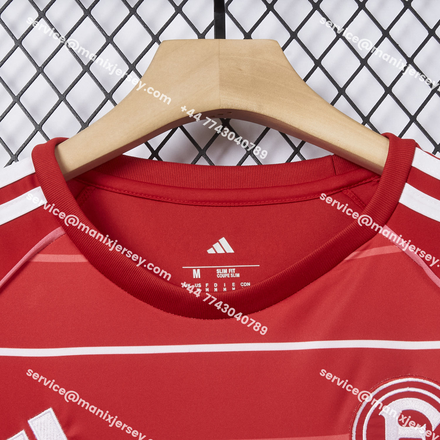 ManixJersey.com | Fortuna Düsseldorf 25-26 Home Jersey - Fans Version -Customize Name, Number and Patch | Worldwide Shipping