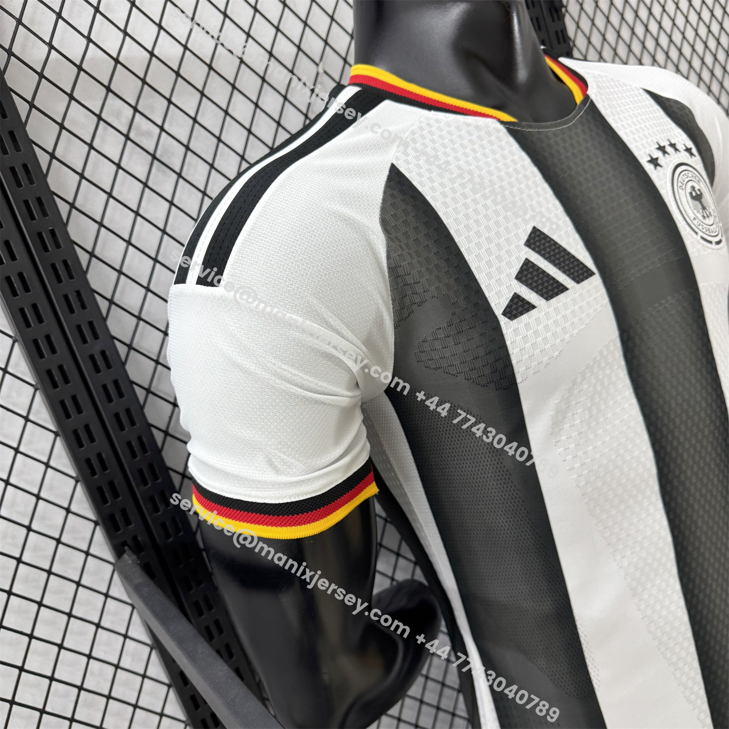 ManixJersey.com | Germany 2026 Black And White Special Jersey - Player Version -Customize Name, Number and Patch | Worldwide Shipping