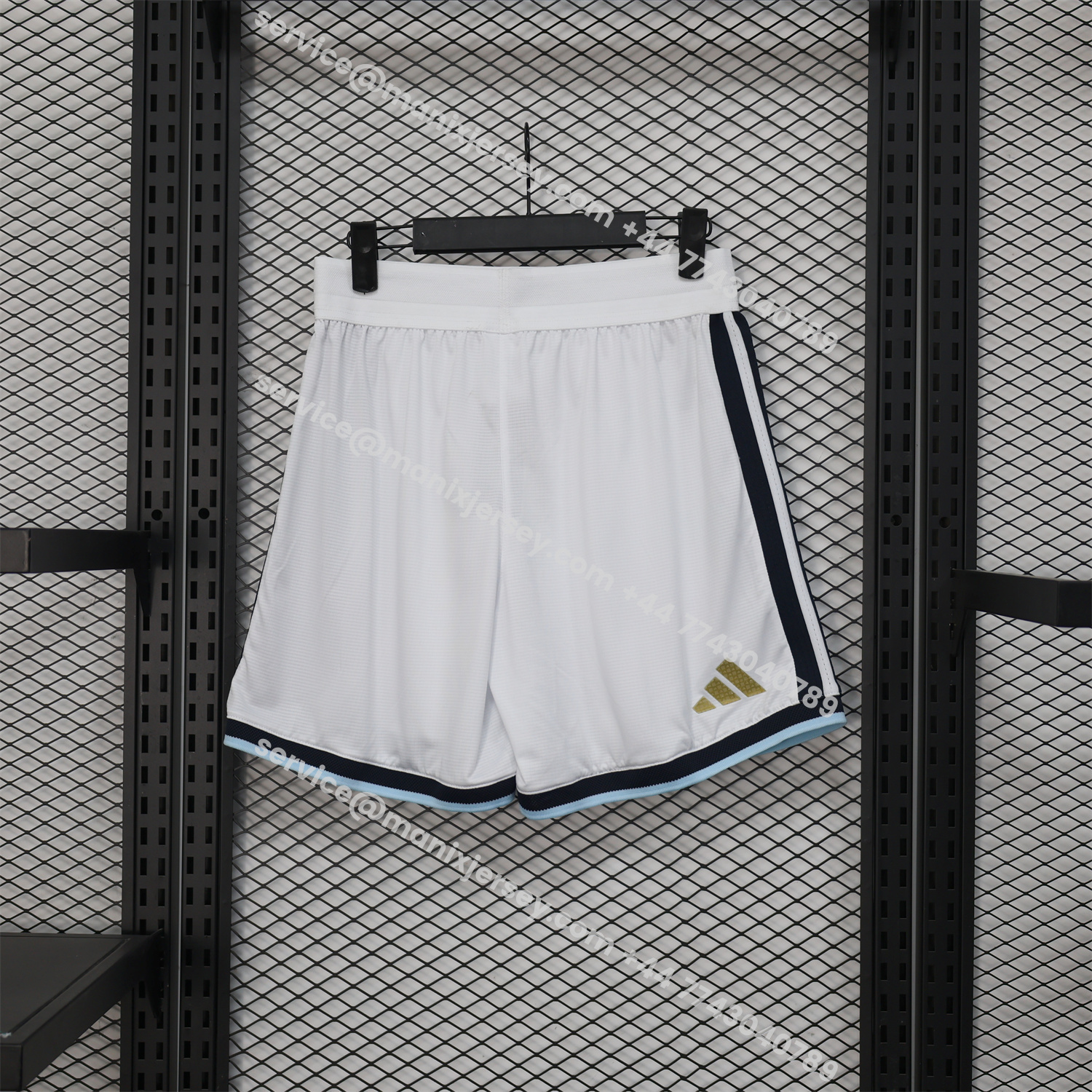 ManixJersey.com | Argentina 2026 White Shorts - Player Version -Customize Name, Number and Patch | Worldwide Shipping