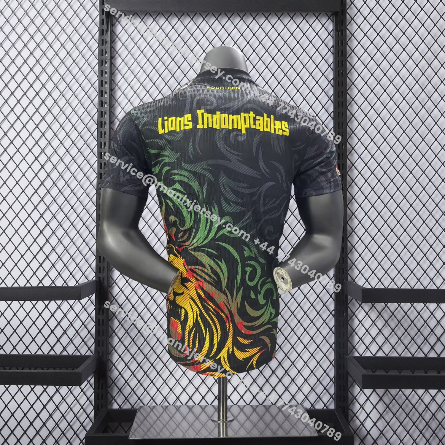 ManixJersey.com | Cameroon 2026 Black Special Jersey - Player Version -Customize Name, Number and Patch | Worldwide Shipping